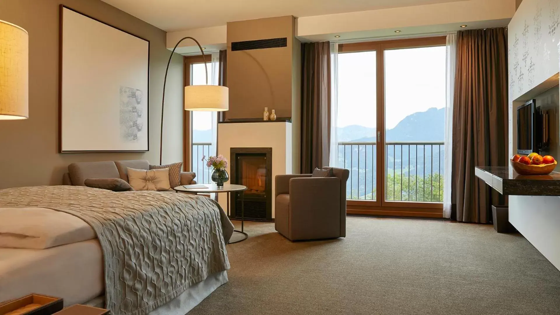 Photo of the whole room in Kempinski Hotel Berchtesgaden