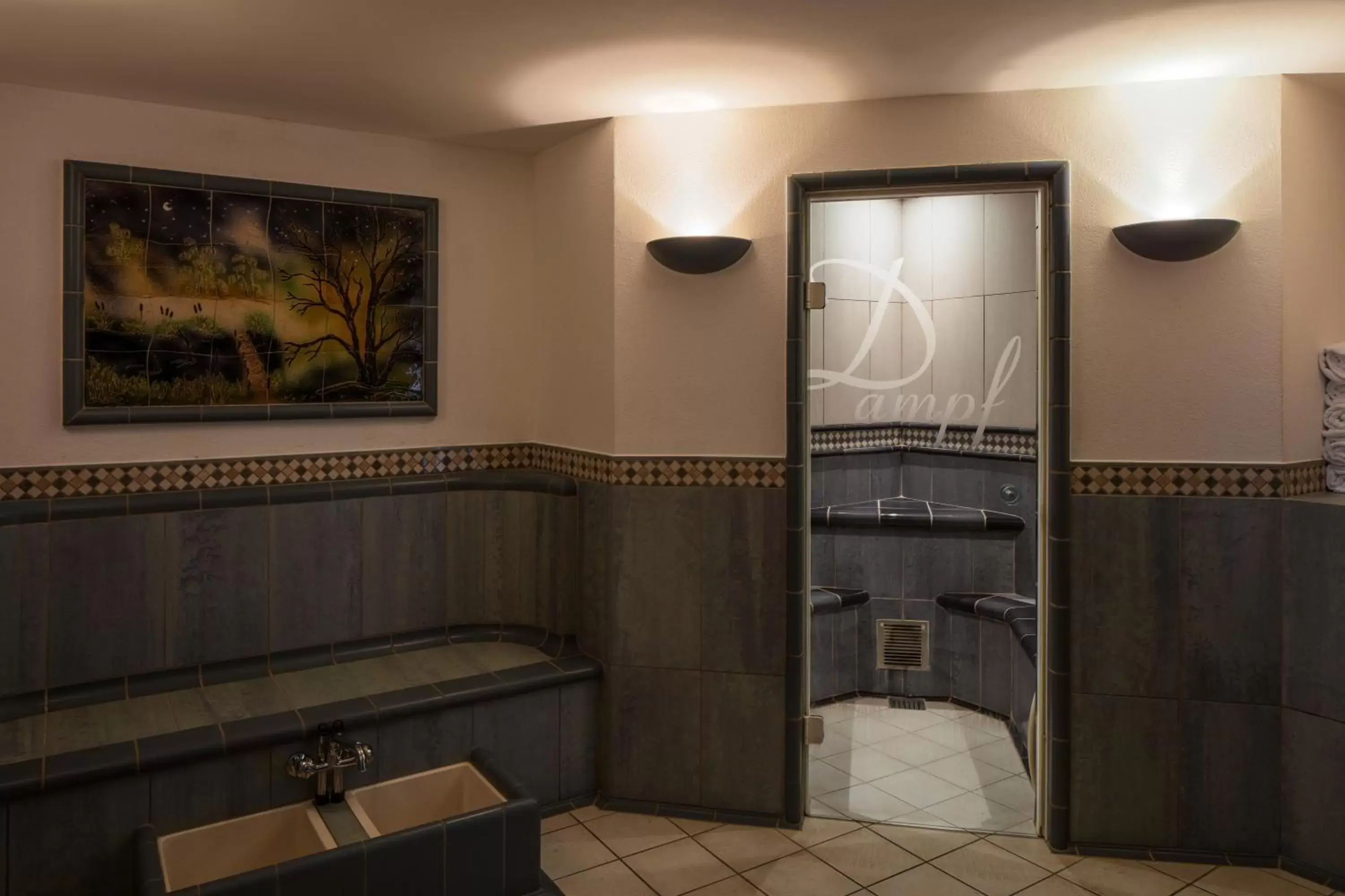 Steam room, Bathroom in Hotel Waldegg - Adults only