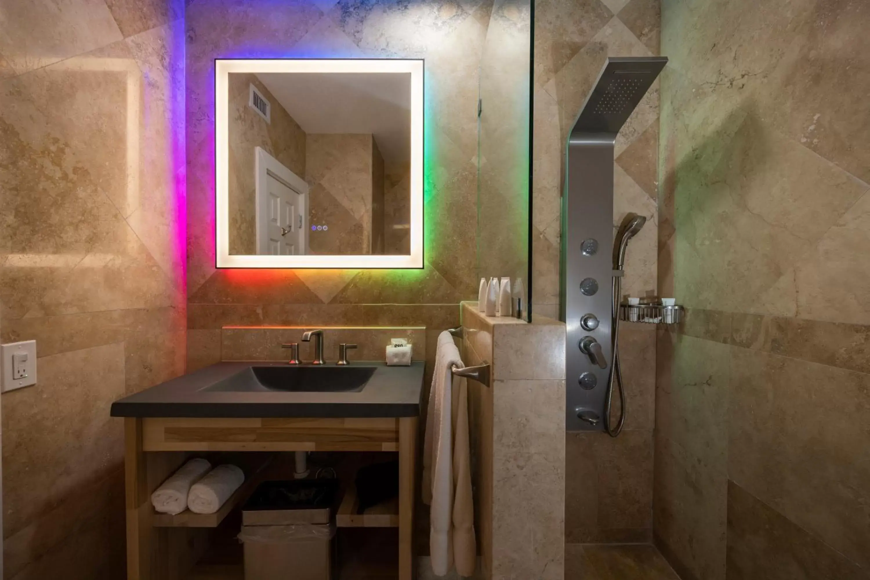 Shower, Bathroom in Suites on South Beach