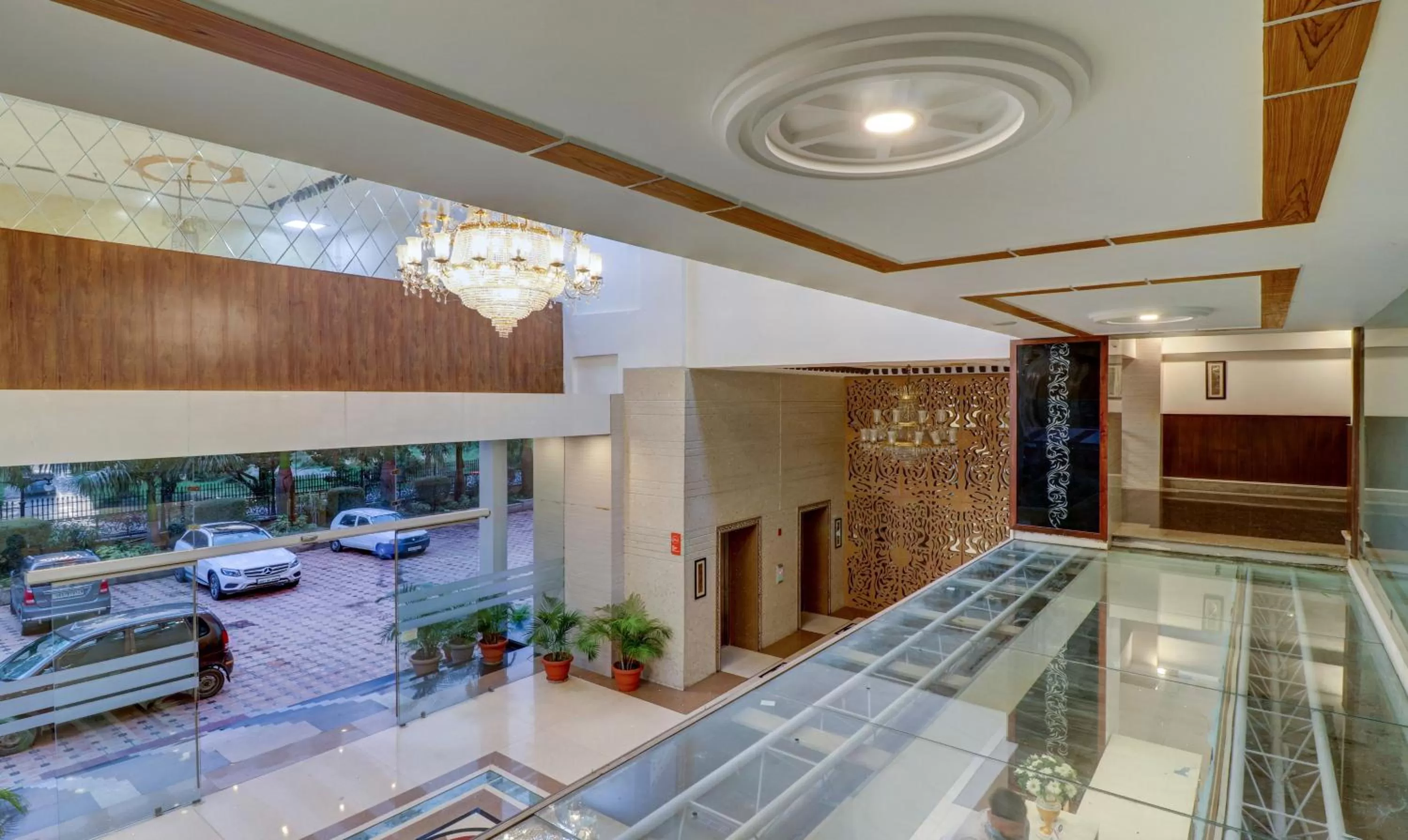 Parking in Treebo Tryst Pearl Avenue Ring Road