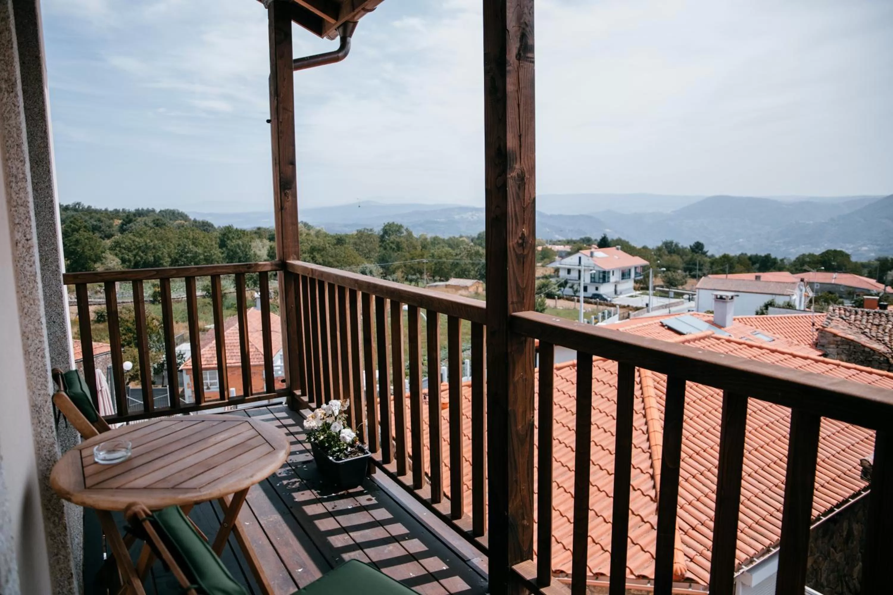 Balcony/Terrace in O balcón da ribeira