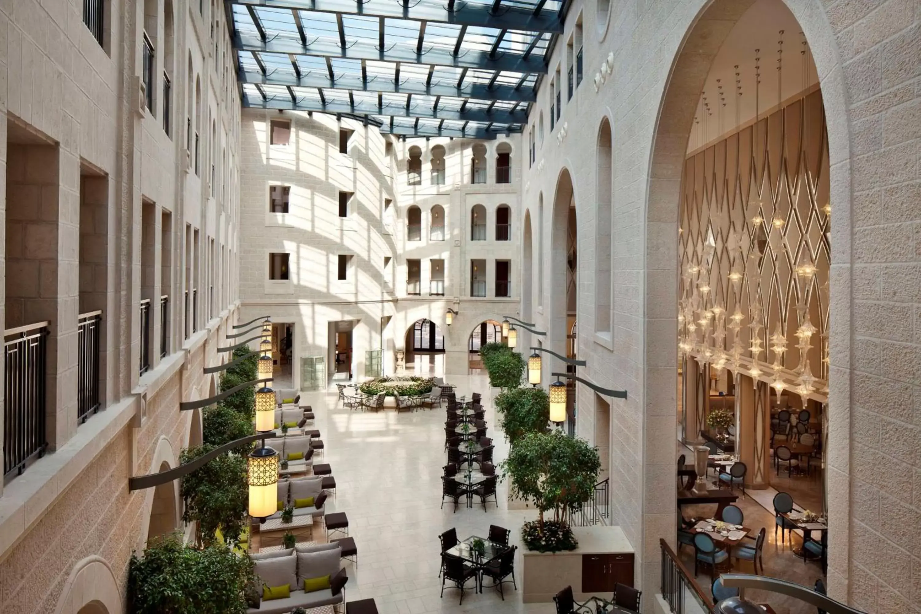 Lobby or reception in Waldorf Astoria Jerusalem