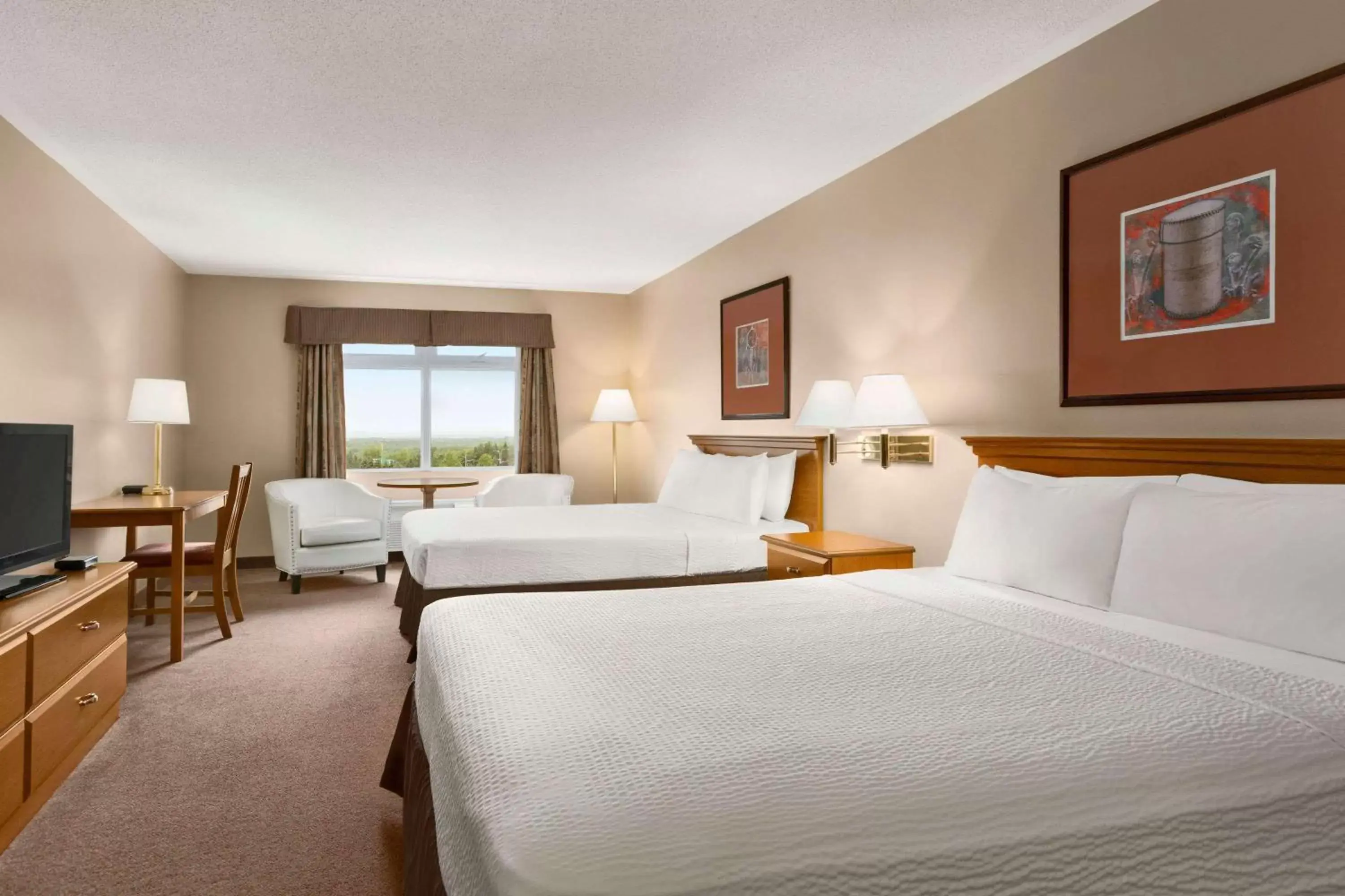 Queen Room with Two Queen Beds - Non-Smoking in Days Inn by Wyndham Oromocto Conference Centre Queen Room with Two Queen Beds - Non-Smoking in Days Inn by Wyndham Oromocto Conference Centre