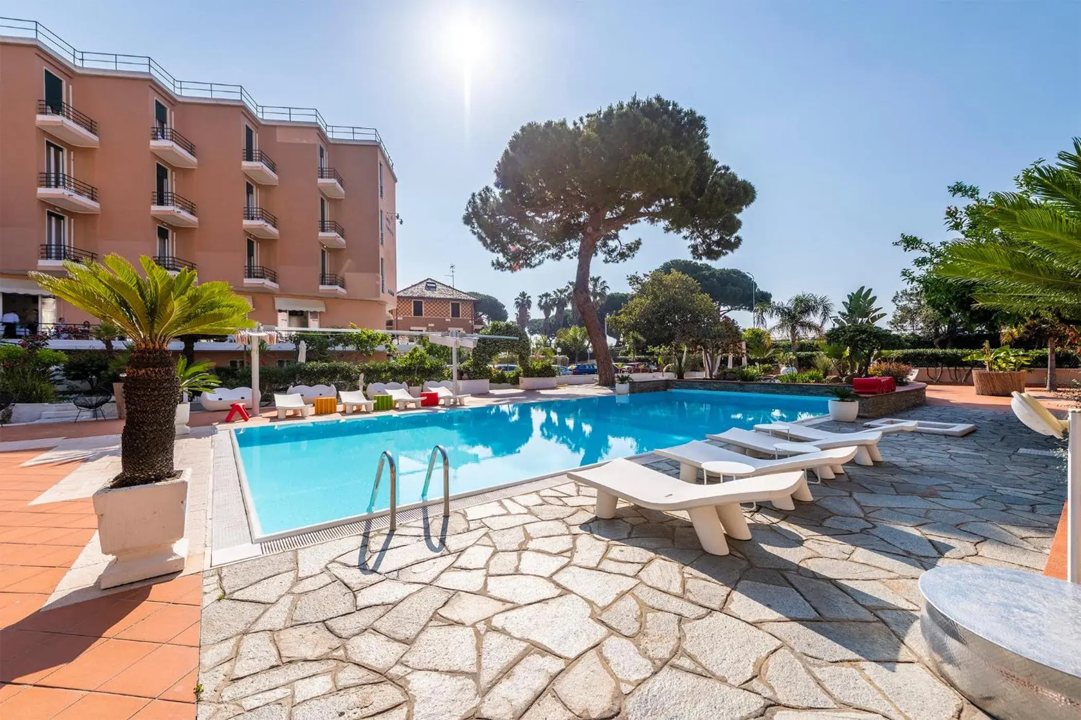 Property building, Swimming Pool in Hotel San Michele