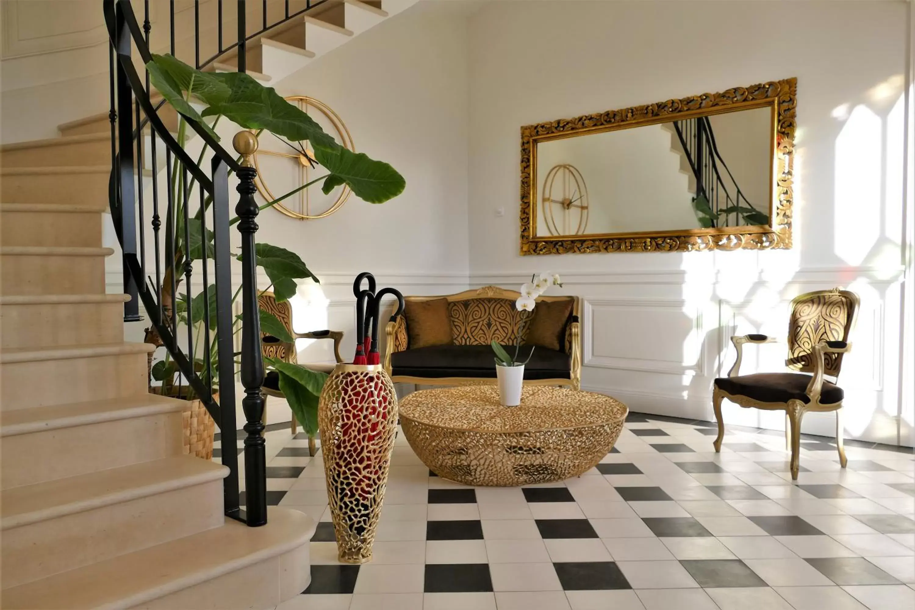 Lobby or reception, Seating Area in Le Clos des Queyries