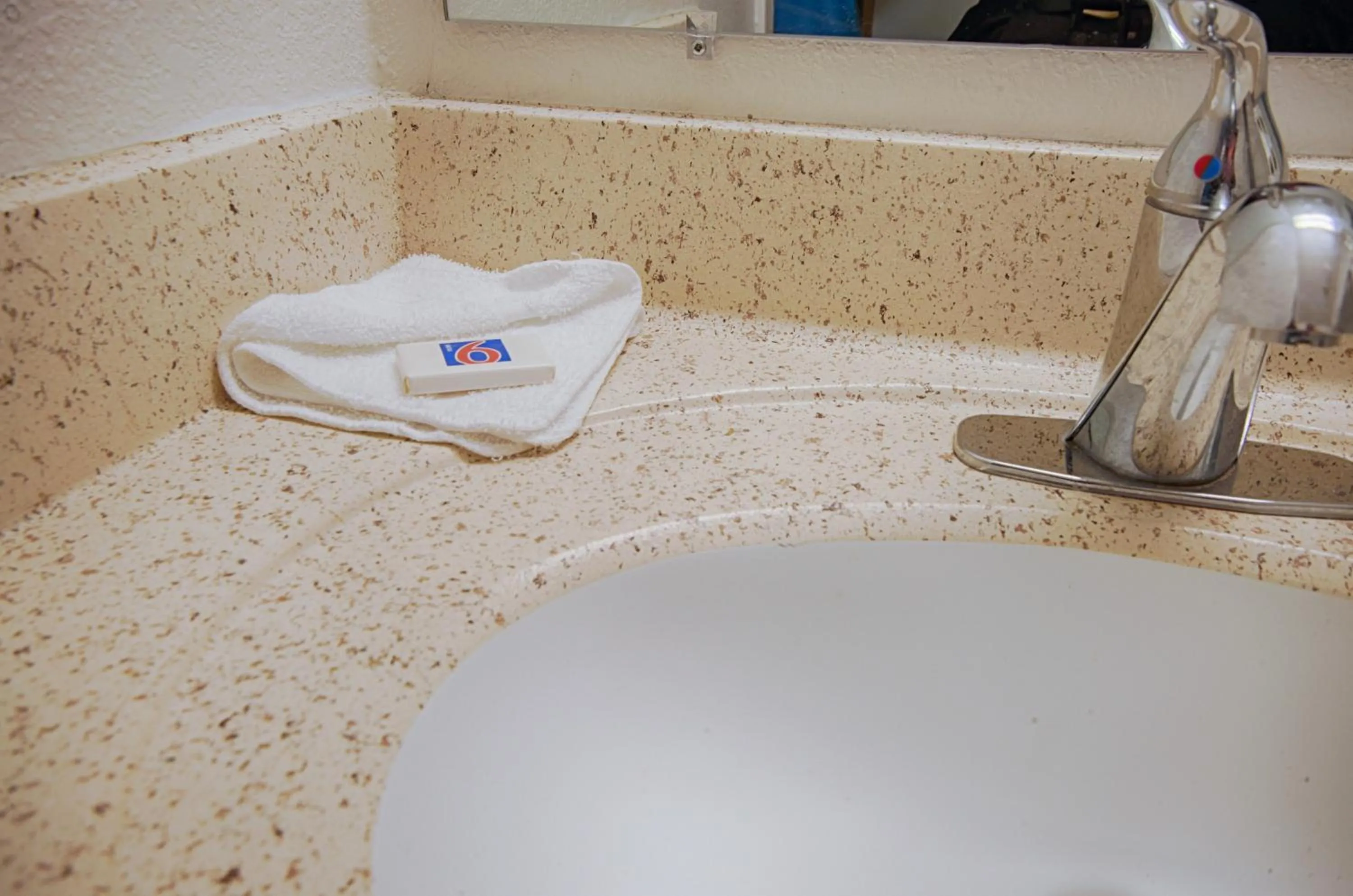 Bathroom in Motel 6-Albany, NY