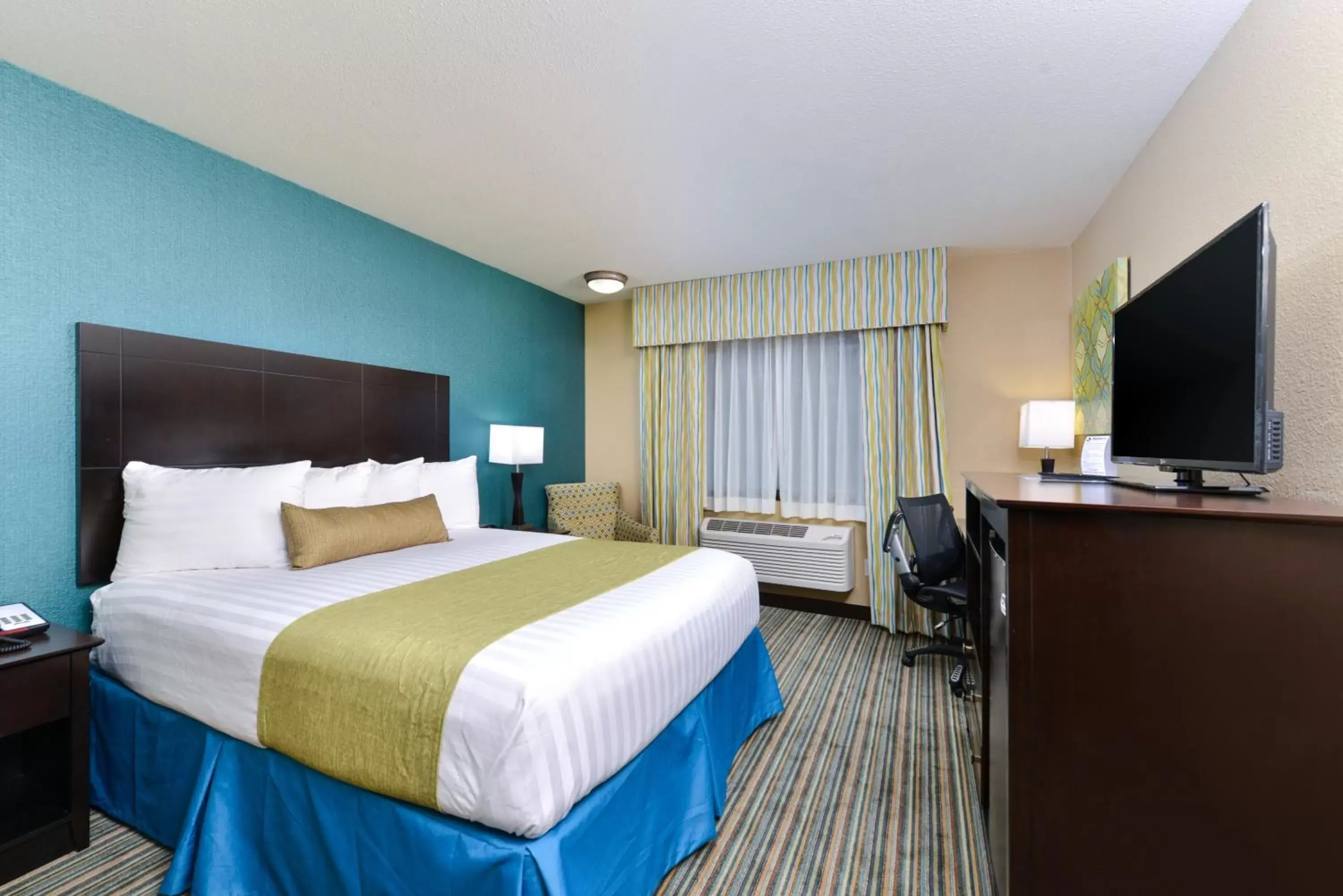 Queen Room with Roll-In Shower - Disability Access/Non-Smoking in Best Western Long Beach Inn