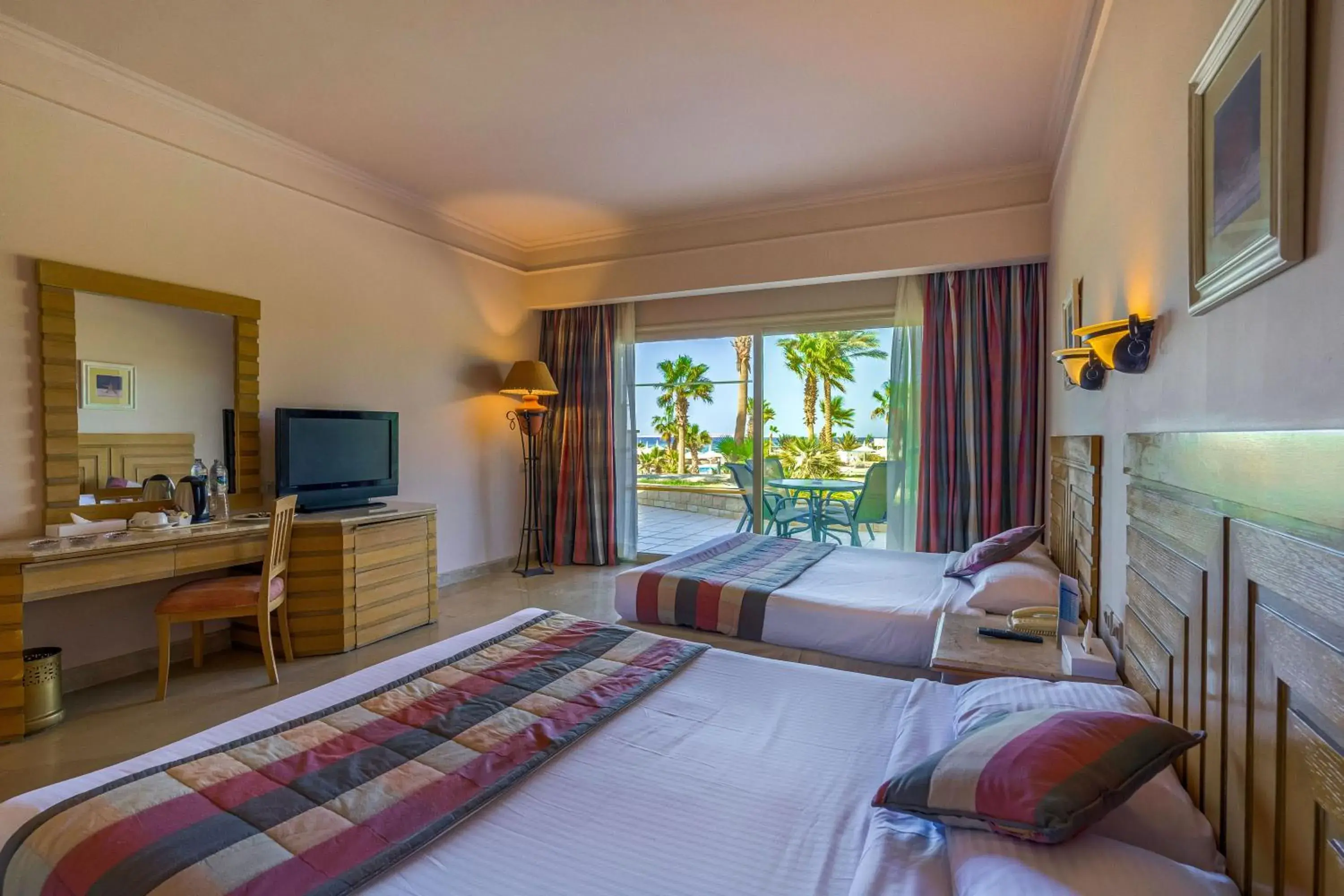 Bed in Hurghada Coral Beach Hotel