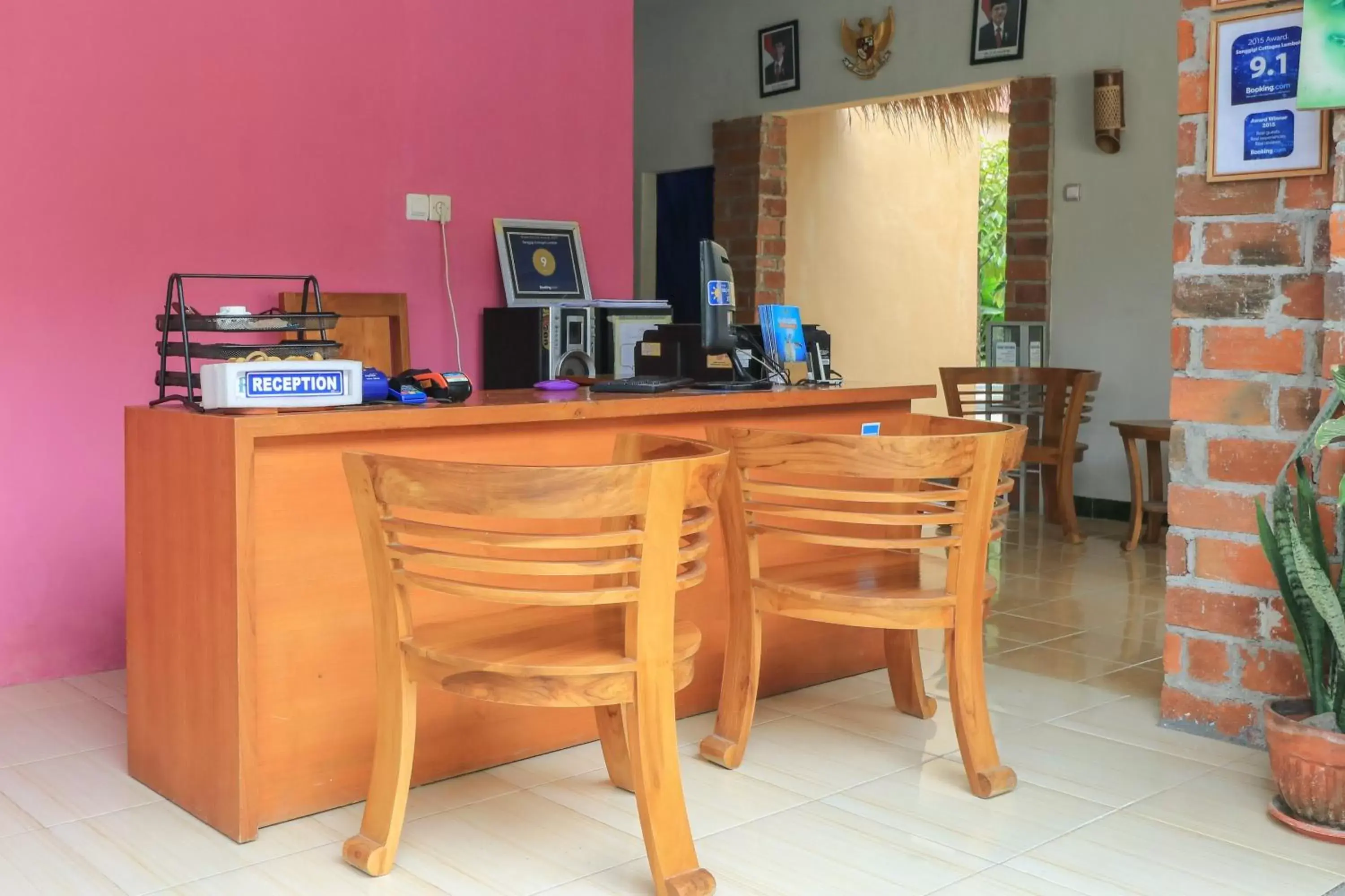 Lobby or reception in Senggigi Cottages Lombok