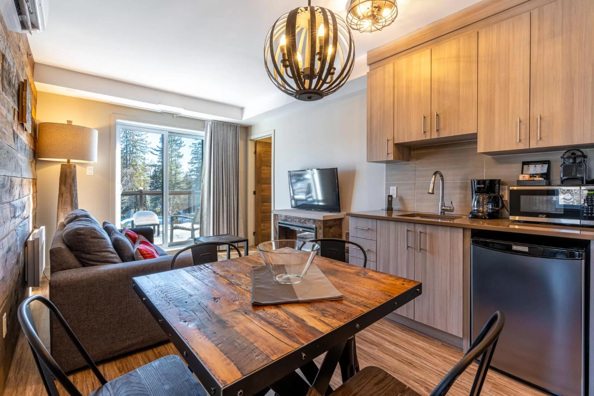 Seating area in Le Viking Resort