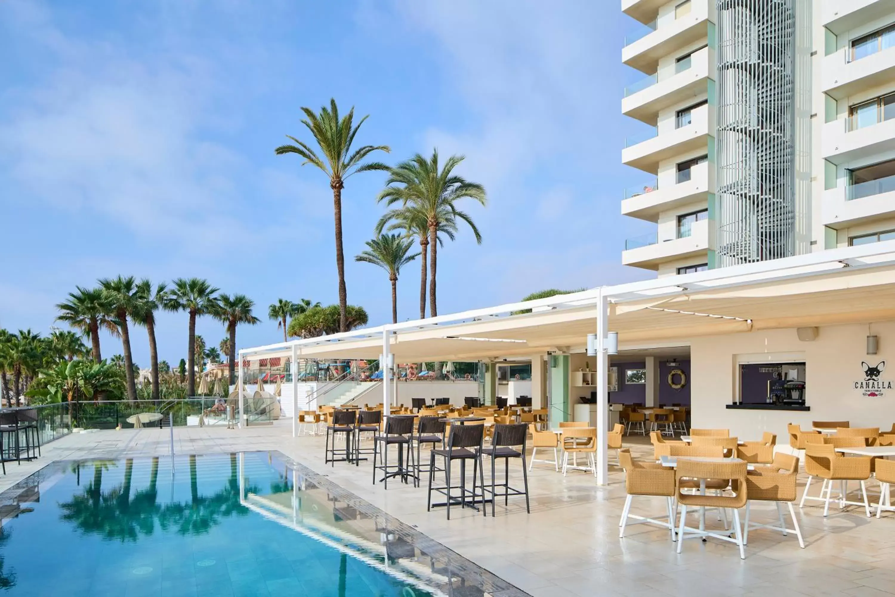 Balcony/Terrace, Swimming Pool in Hotel Ocean House Costa del Sol, Affiliated by Meliá