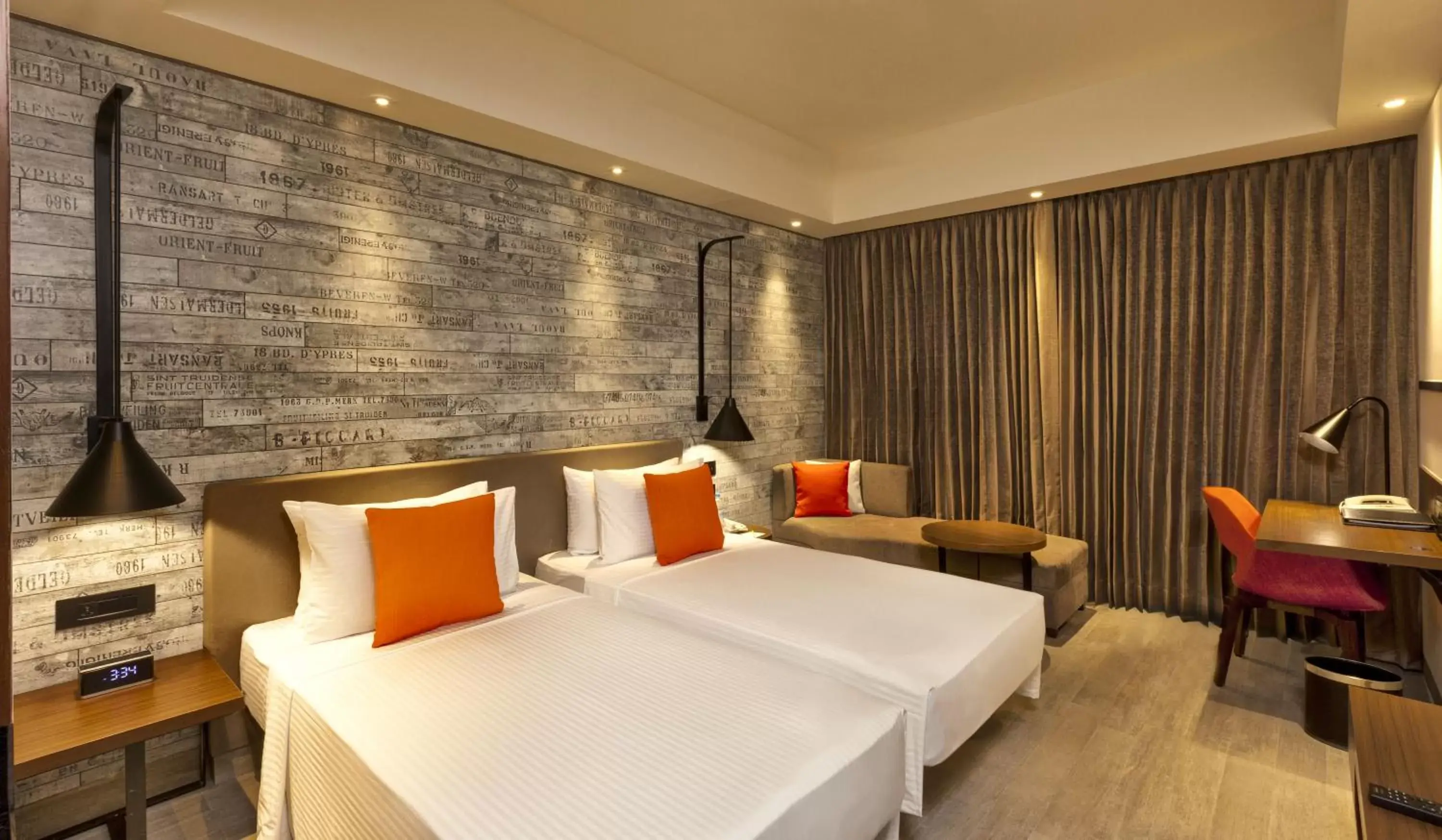 Bedroom, Bed in Lemon Tree Premier City Center Pune