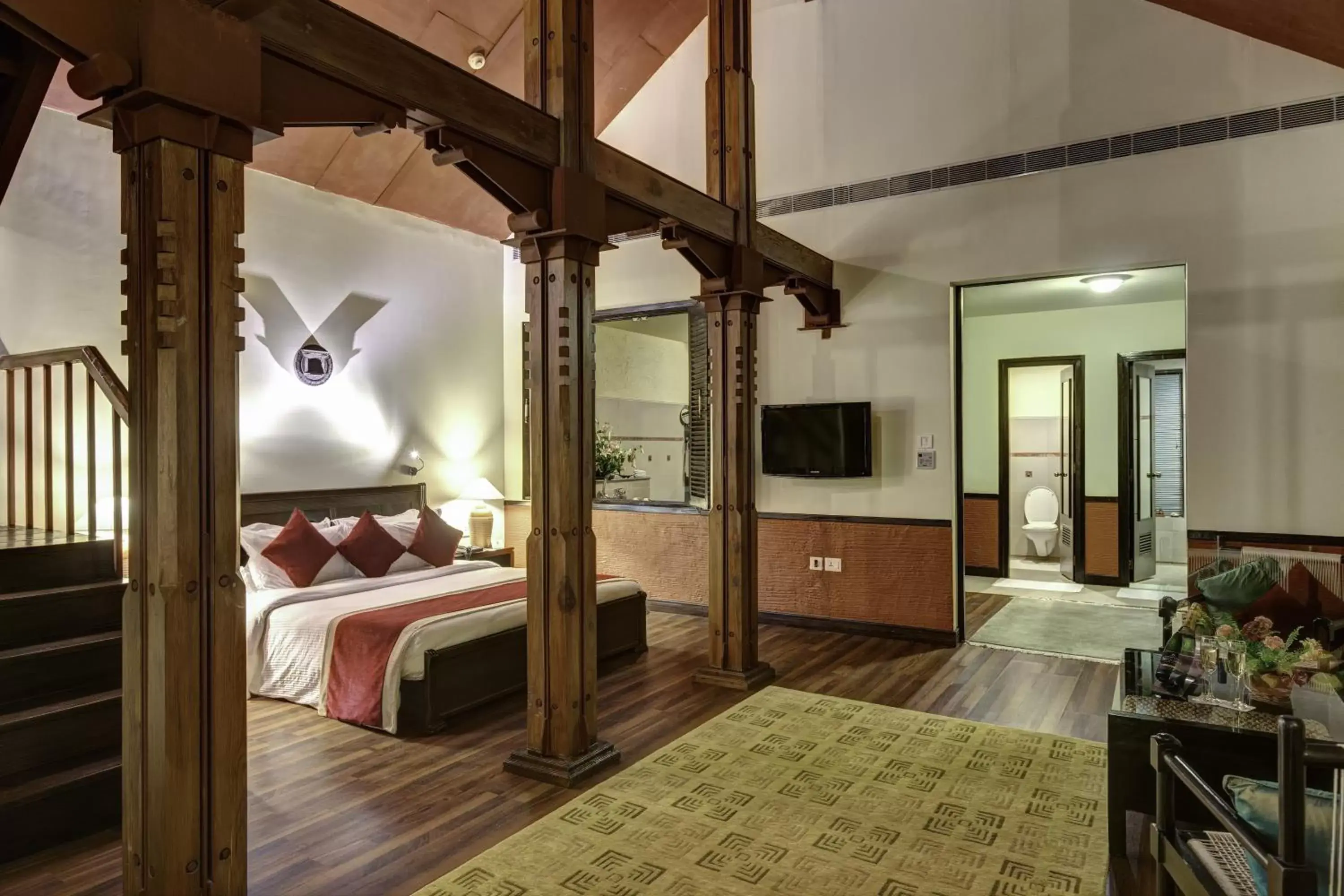 Photo of the whole room, Bed in Gokarna Forest Resort