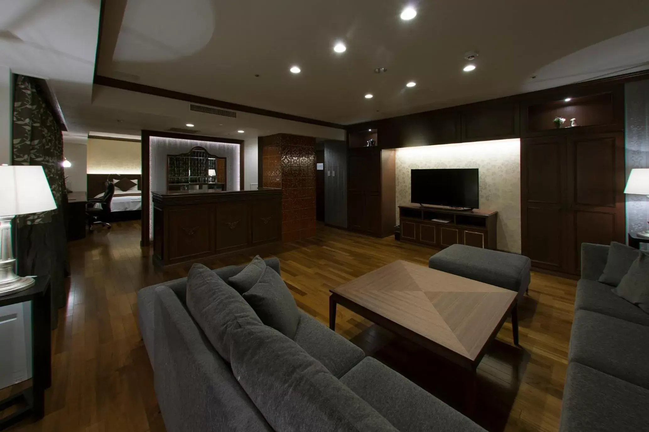 TV and multimedia, Seating Area in Kushiro Century Castle Hotel