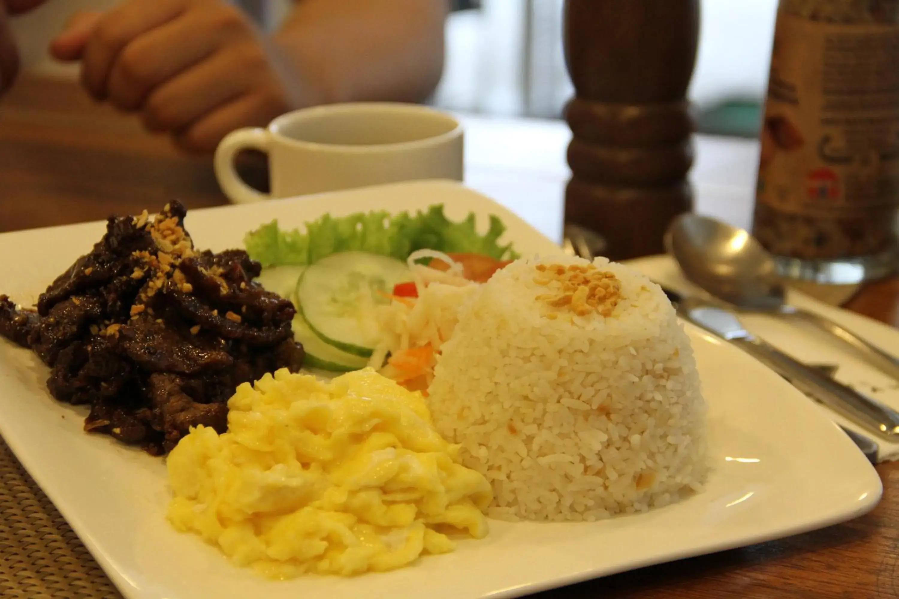 Asian breakfast in Hotel Marciano