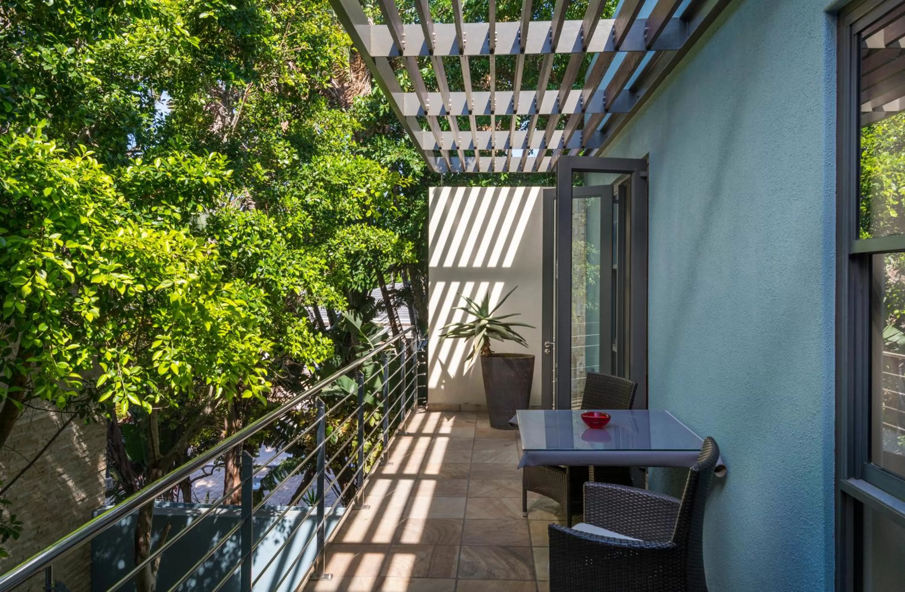 Patio in No5 Boutique Art Hotel by Mantis