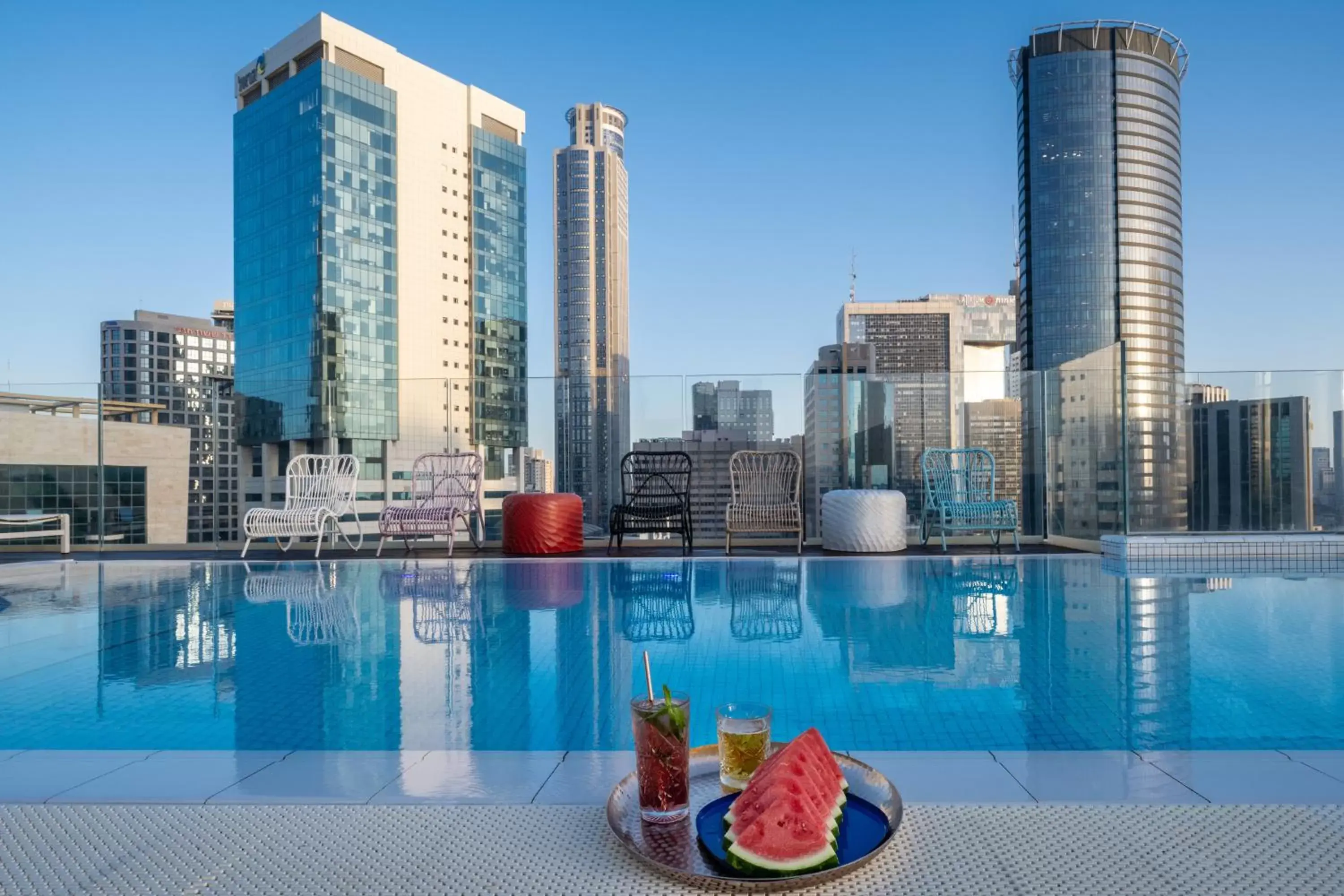 Pool view, Swimming Pool in Hotel Indigo Tel Aviv - Diamond District, an IHG Hotel