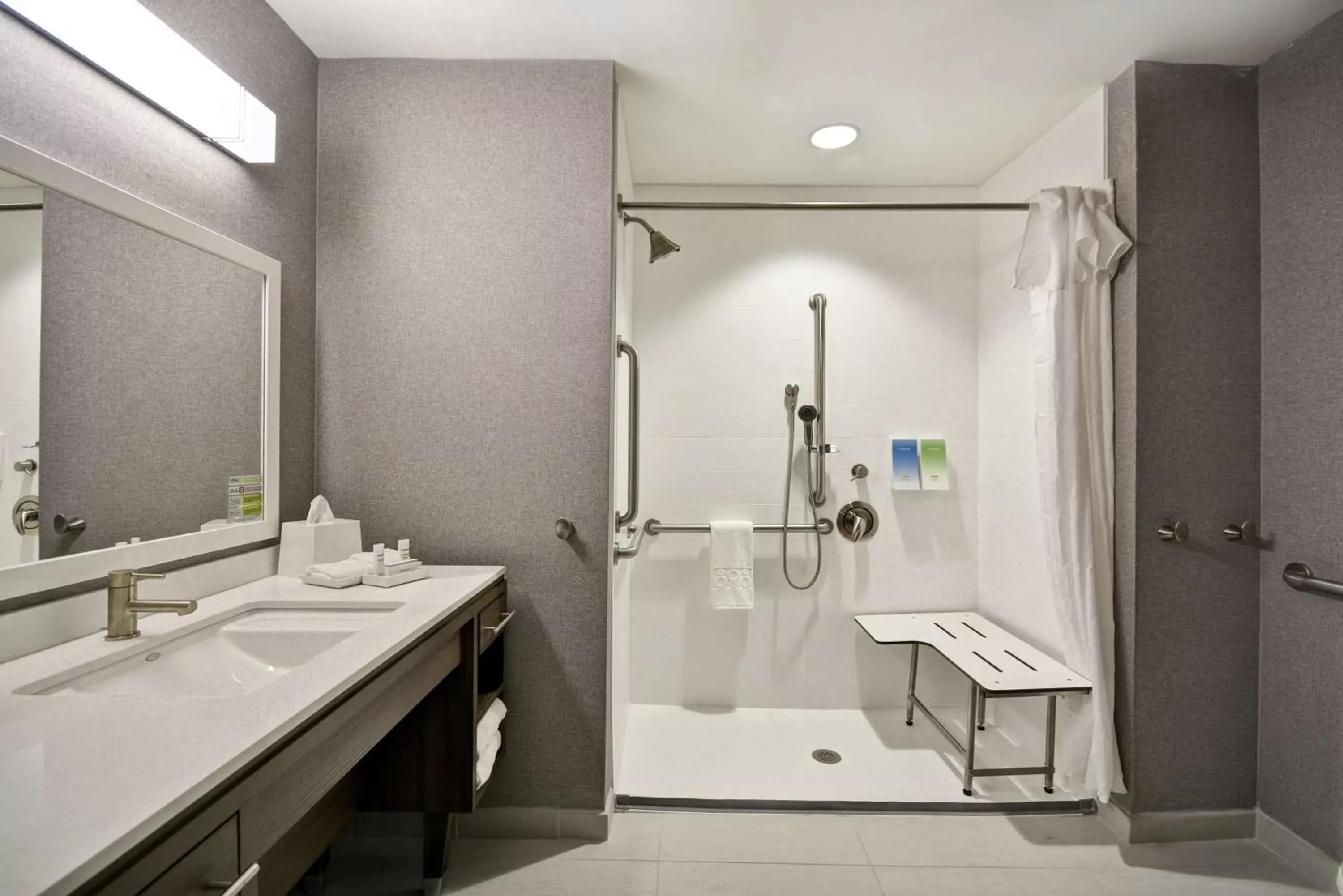 Bathroom in Home2 Suites by Hilton Queensbury Lake George