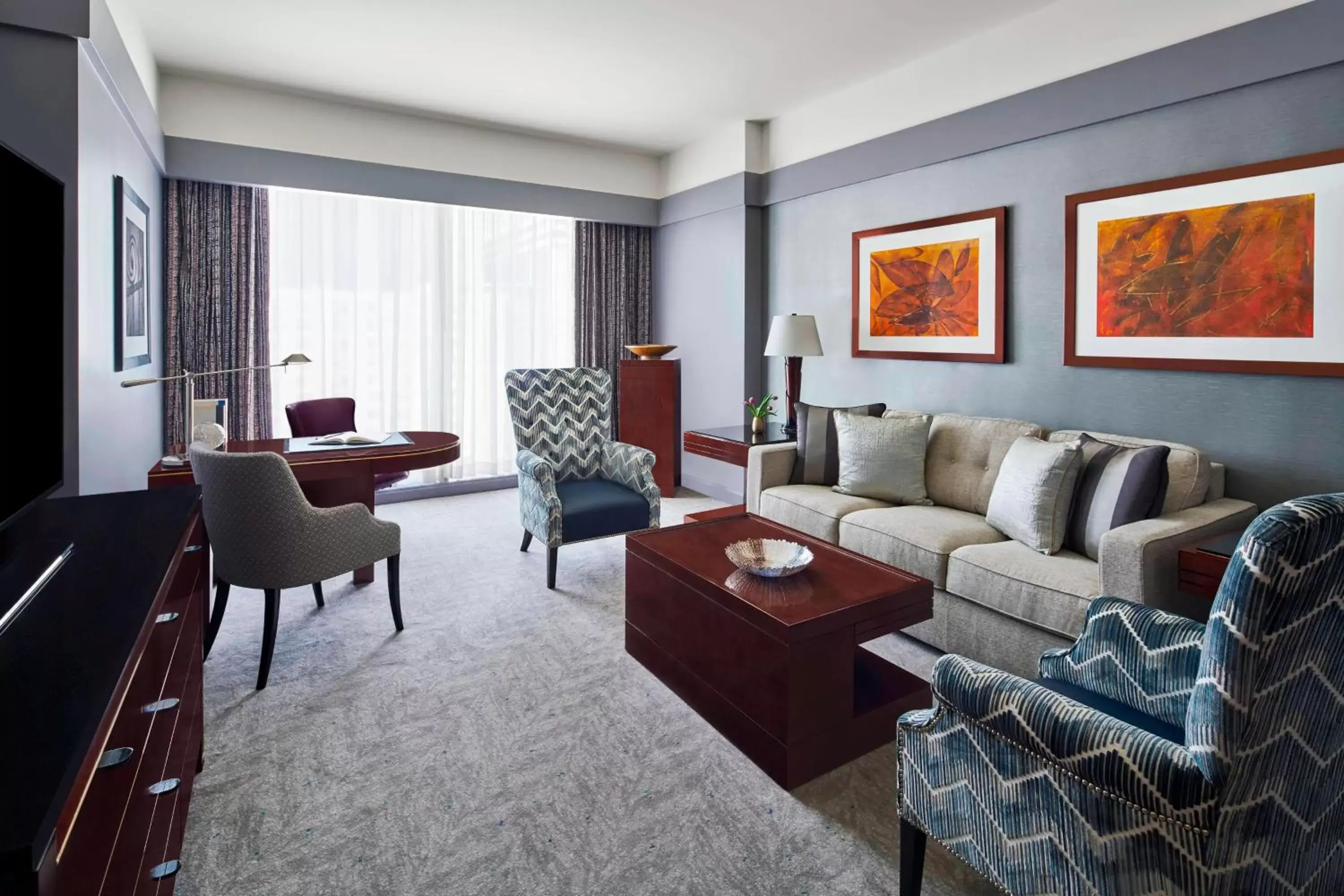 Living room, Seating Area in The Ritz-Carlton, Charlotte