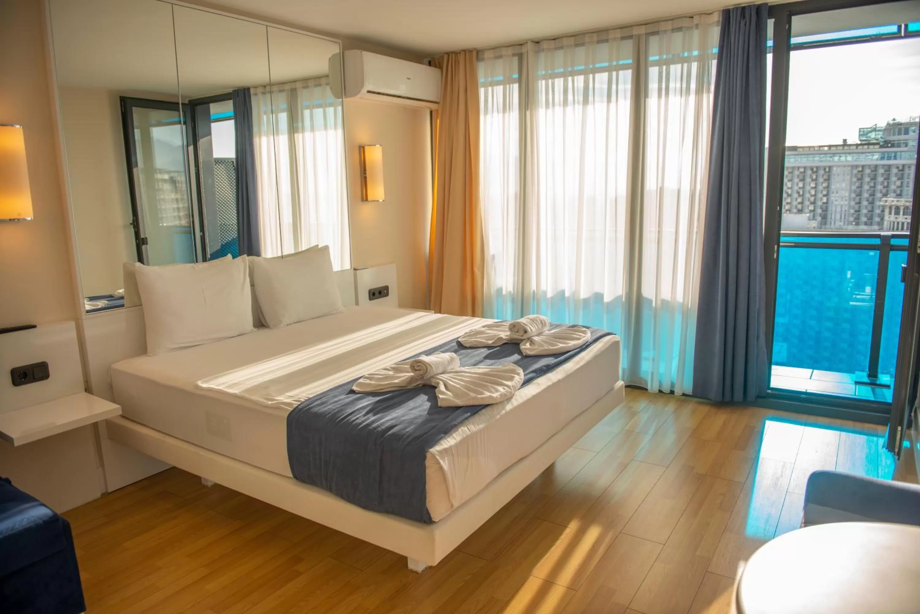 Bed in Orbi City Batumi Black Sea Arena