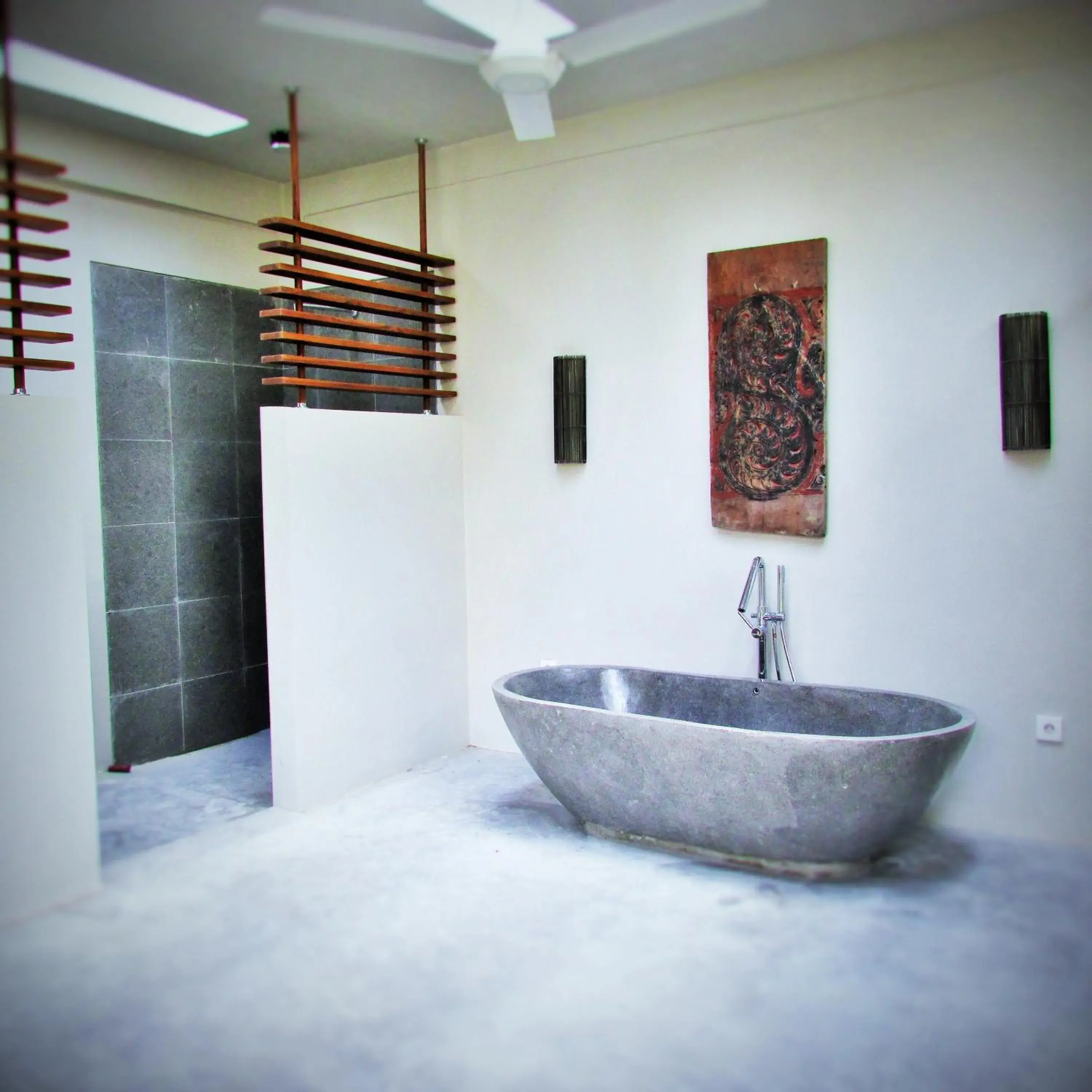 Shower, Bathroom in Temuku Villas Ubud - CHSE Certified