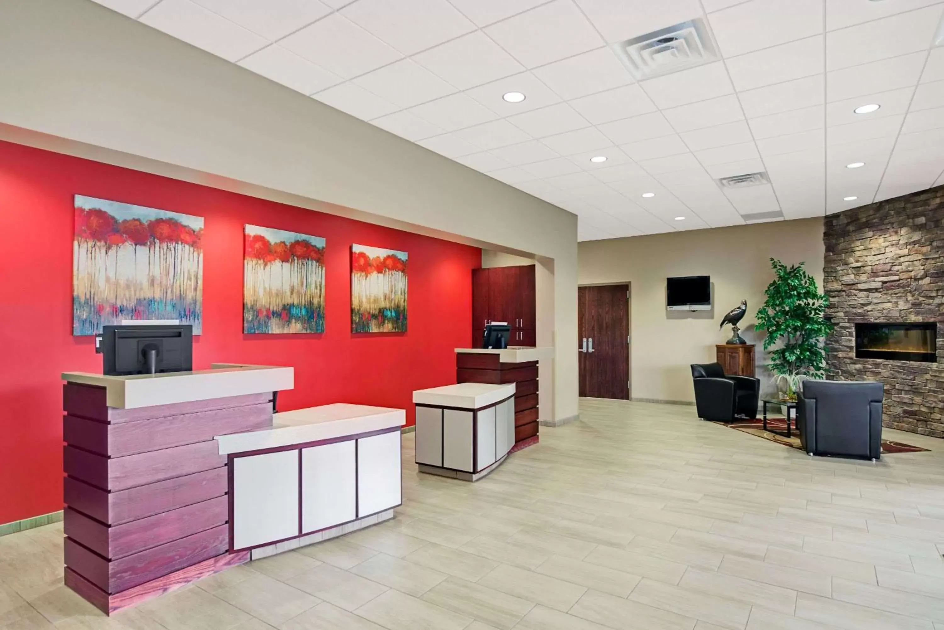 Lobby or reception, Lobby/Reception in Ramada by Wyndham Columbus Hotel & Conference Center