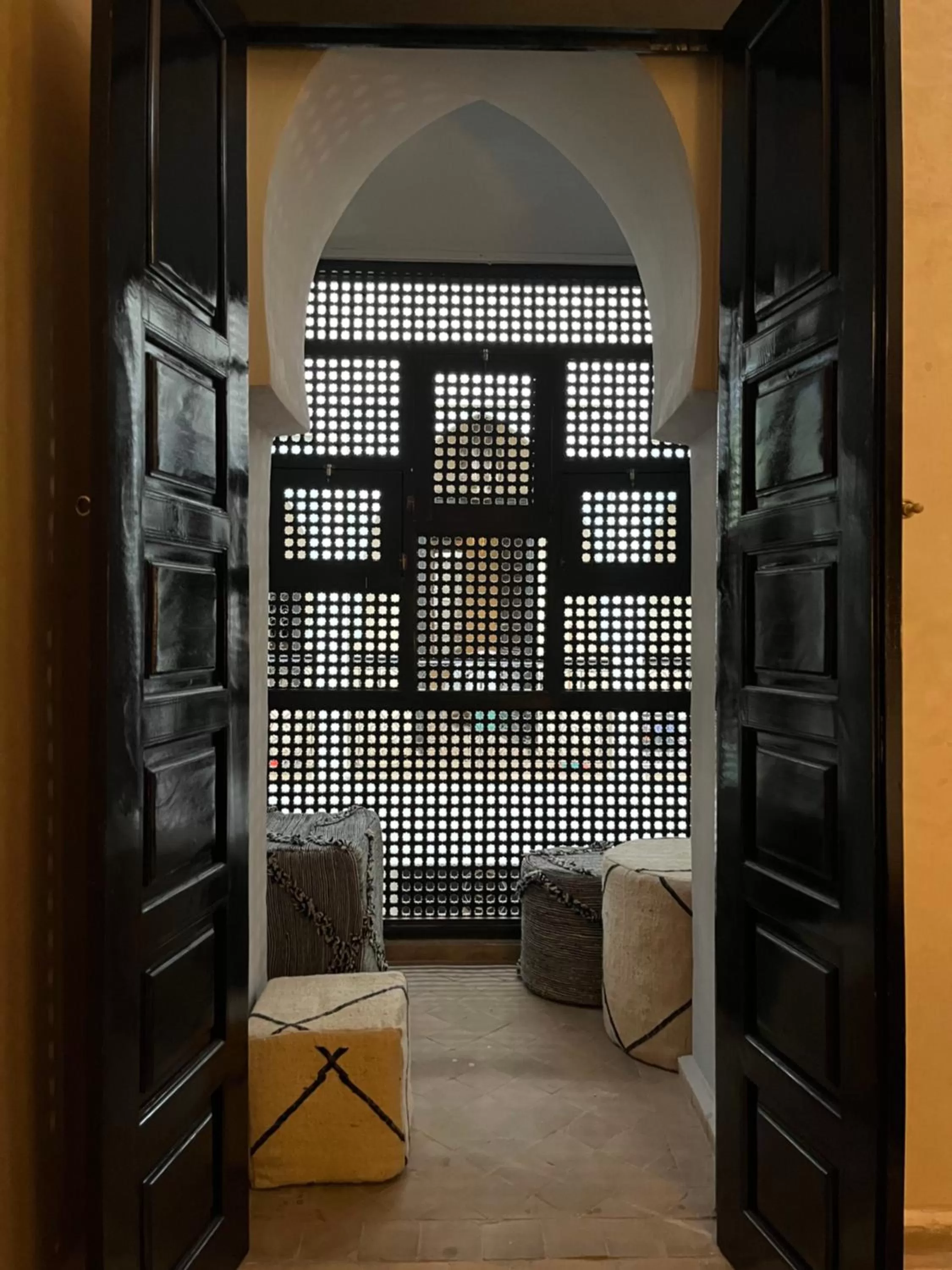 Seating area in Riad Al Ibtikar