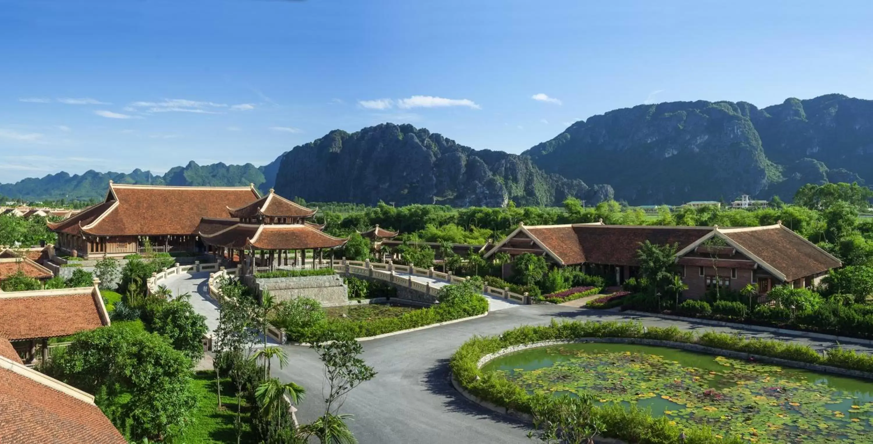 Facade/entrance, Bird's-eye View in Emeralda Resort Ninh Binh