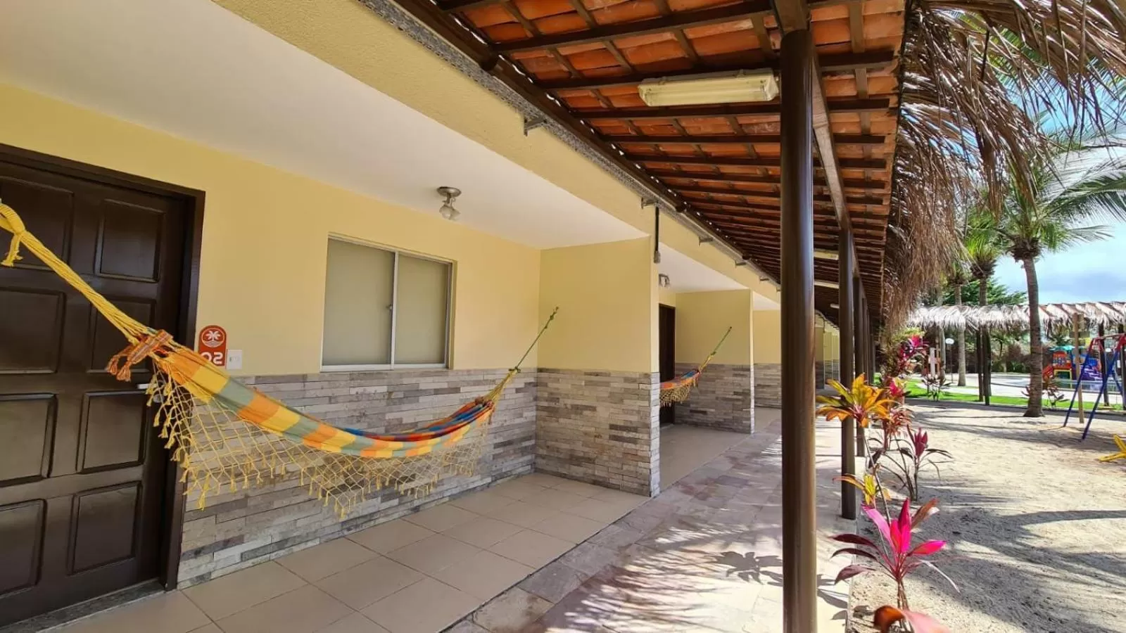 Patio in Arena Carneiros Hotel by AFT