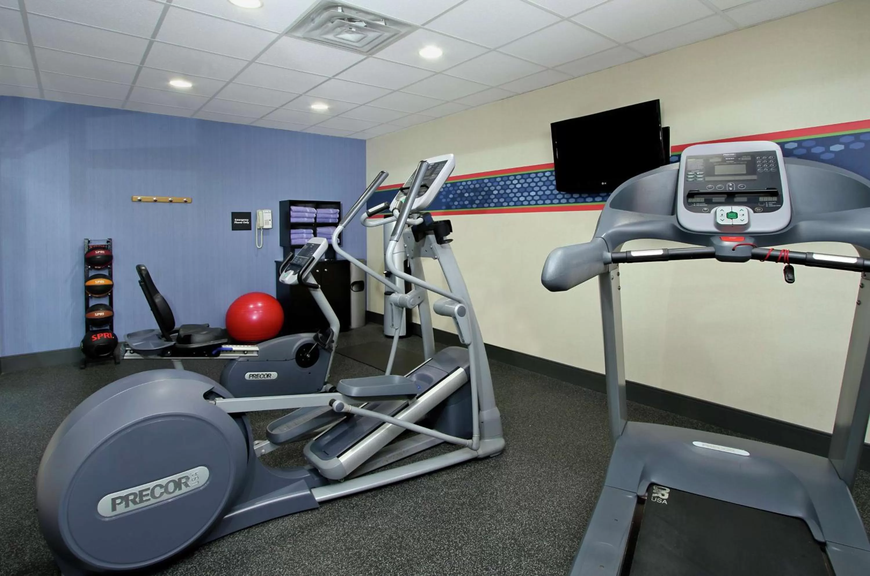 Fitness centre/facilities in Hampton Inn Ashtabula