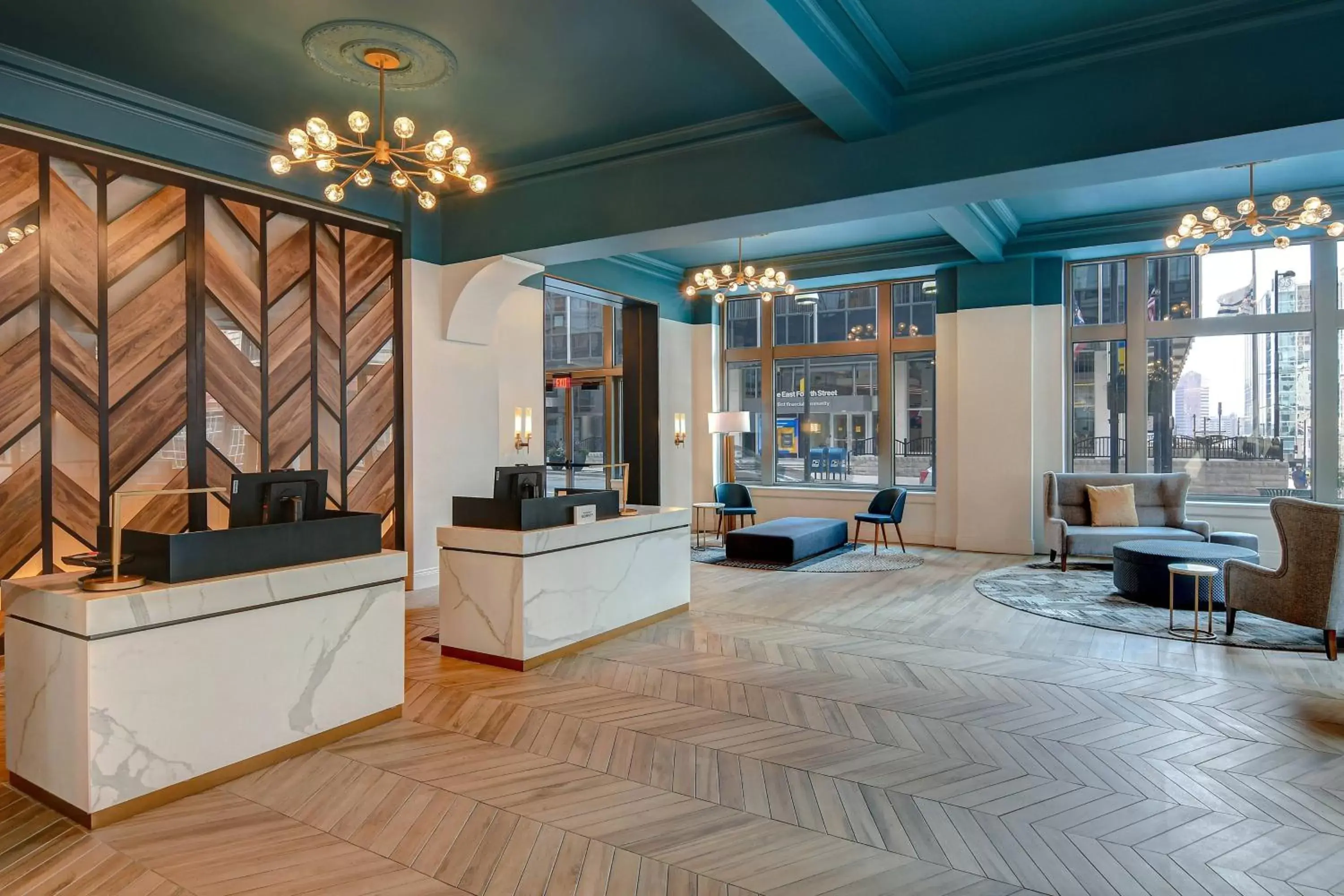 Lobby or reception, Lobby/Reception in Courtyard by Marriott Cincinnati Downtown