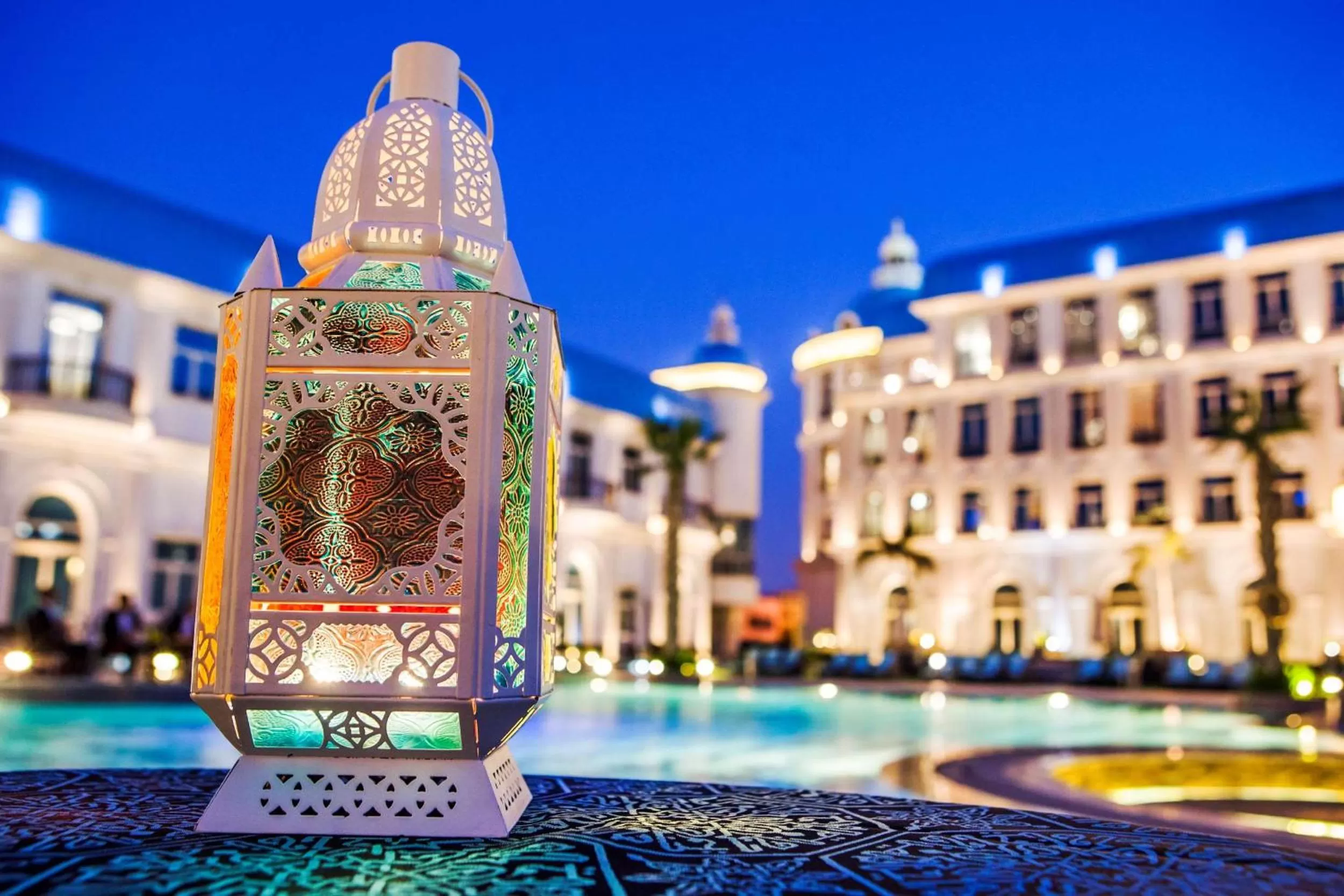 Pool view in Royal Maxim Palace Kempinski Cairo