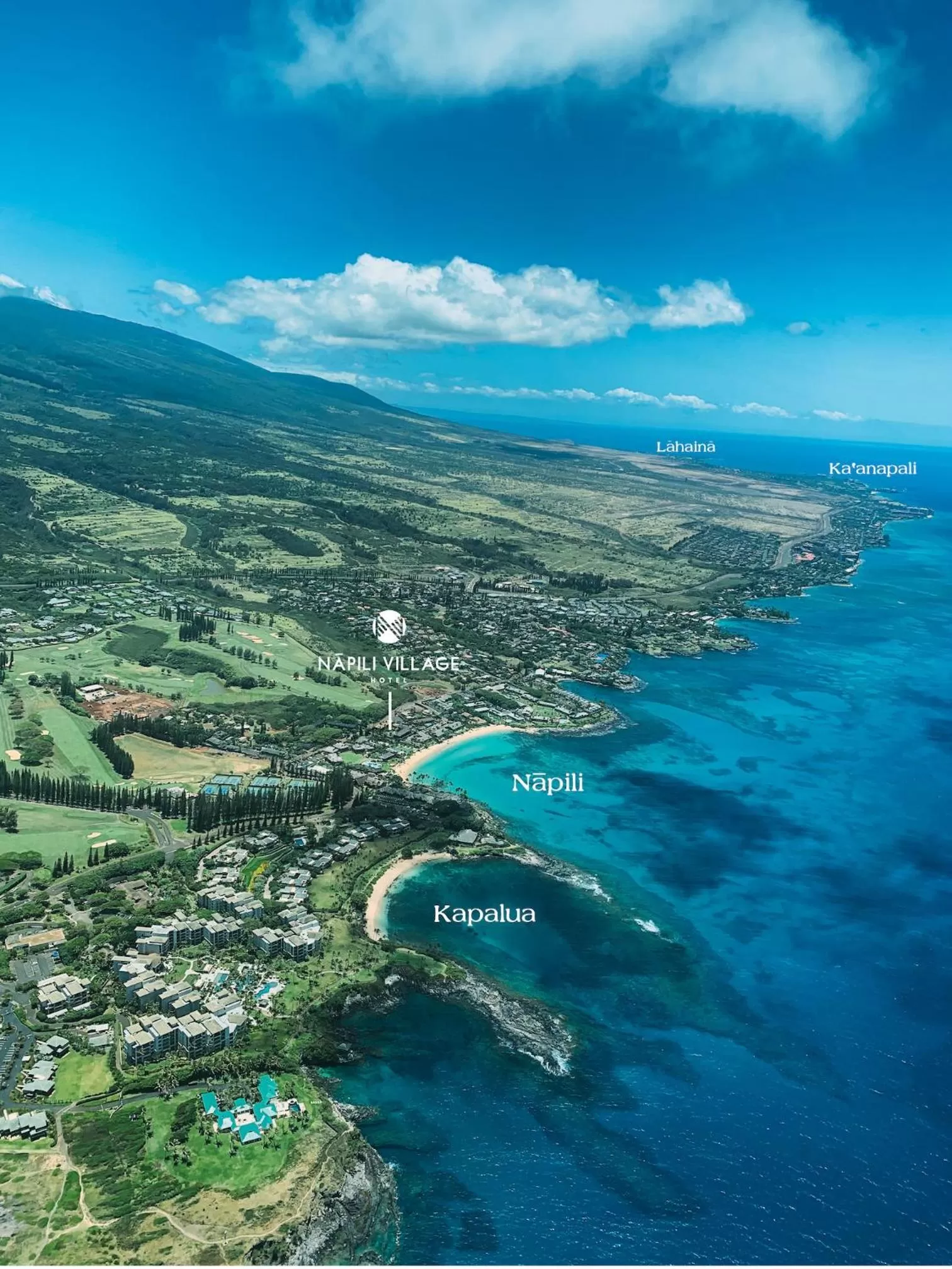 Bird's eye view in Napili Village Hotel