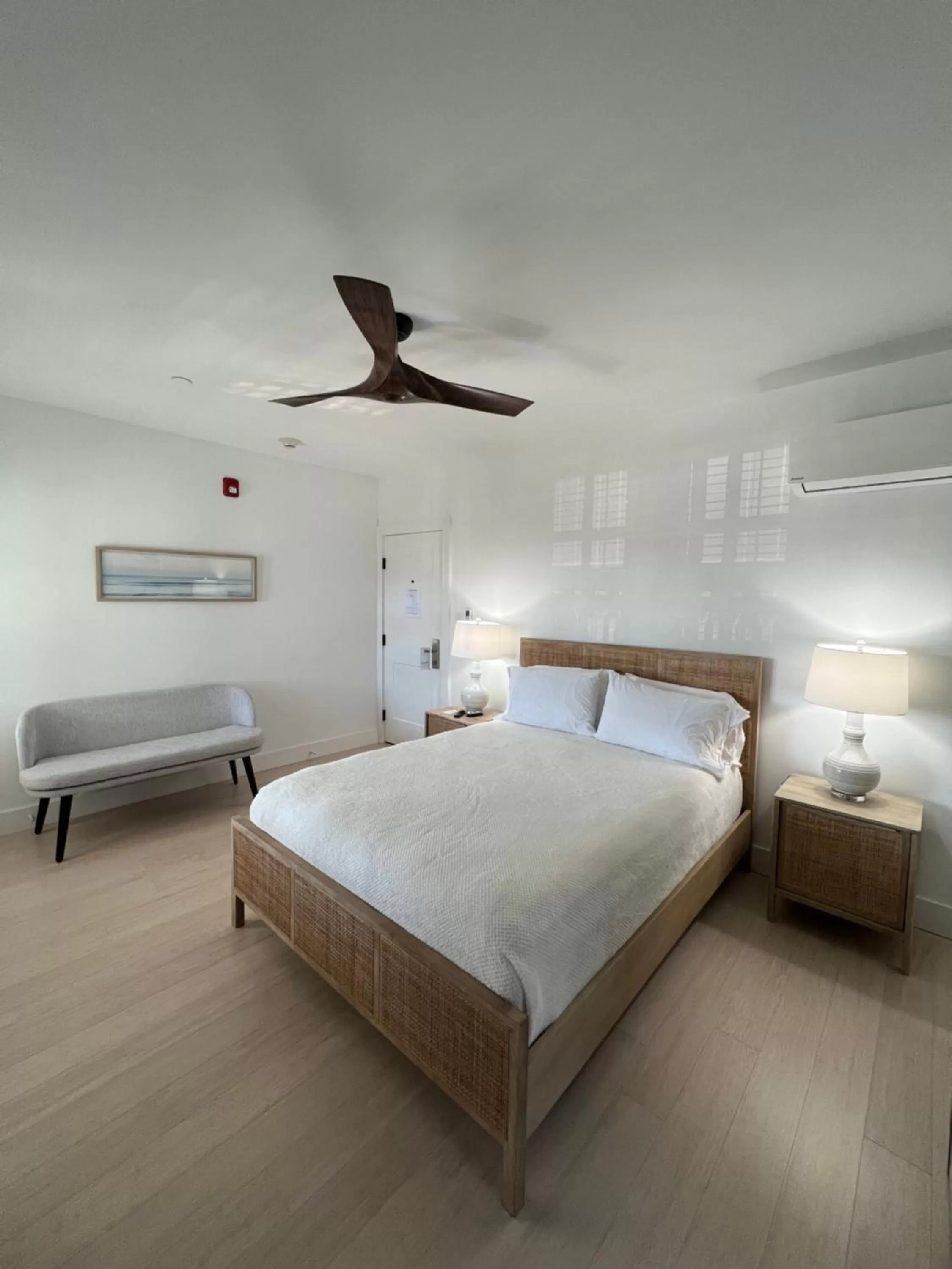 Bed in Elaine's Cape May Boutique Hotel