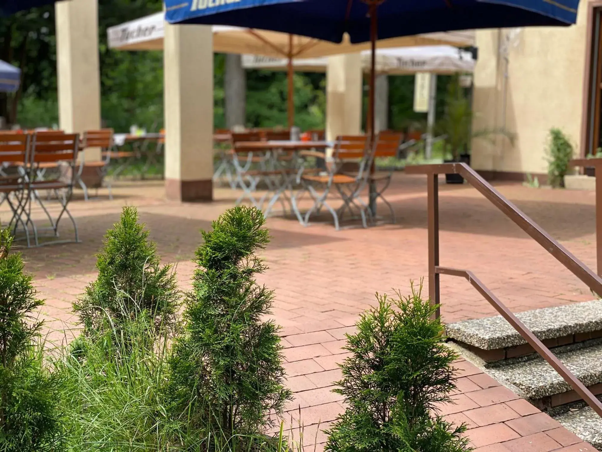 Garden view in Parkhotel Zirndorf