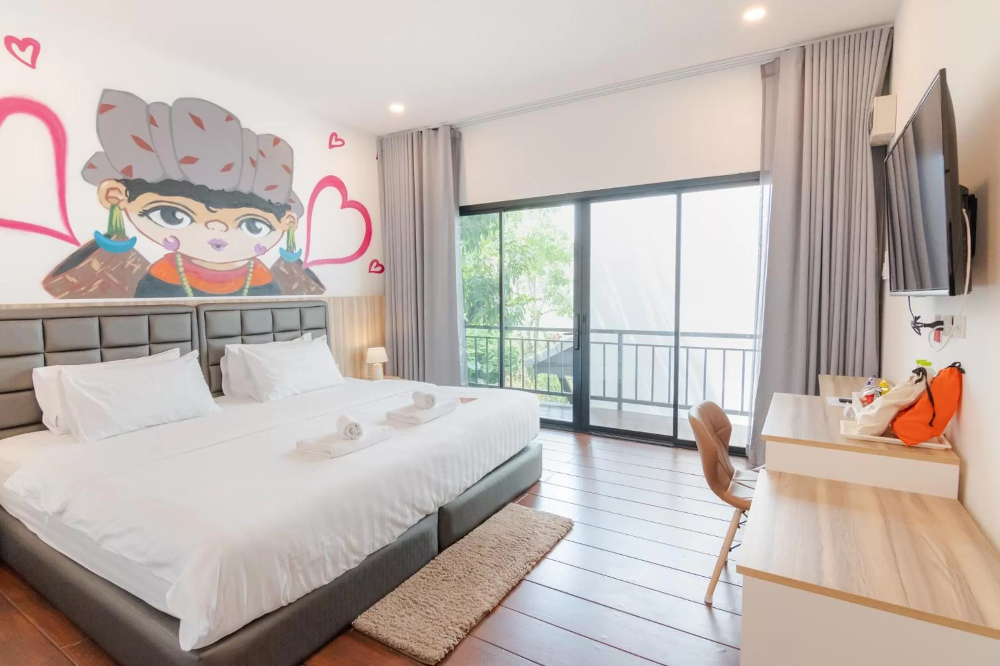 Photo of the whole room, Bed in นายก่ายหมอน Nine-Kai-Mon