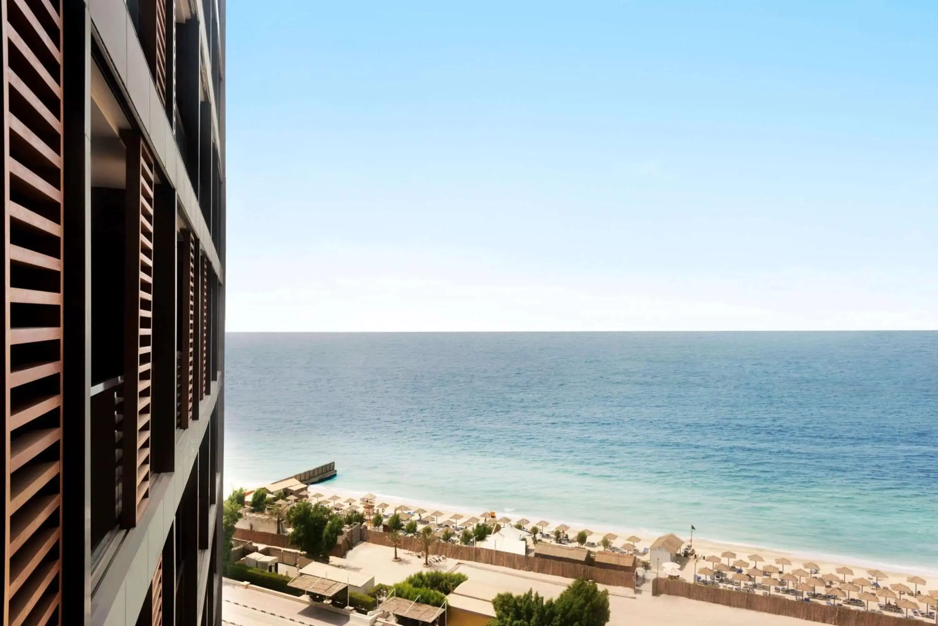 View (from property/room), Sea View in Wyndham Garden Ajman Corniche