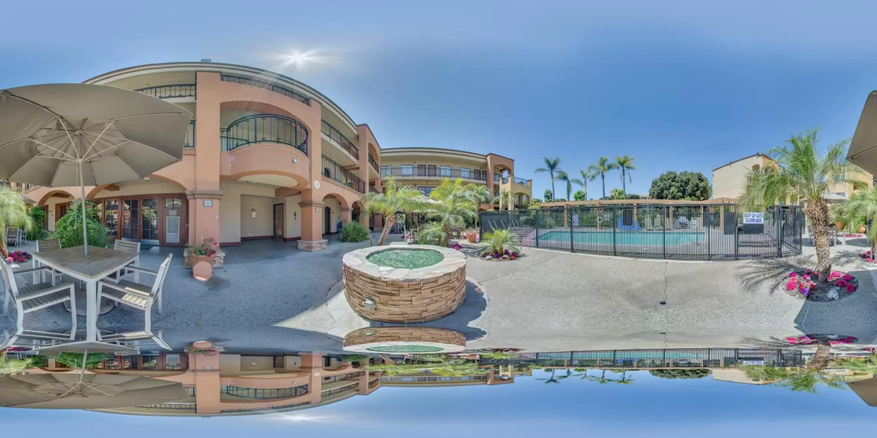 Swimming Pool in MainStay Suites John Wayne Airport, a Choice Hotel