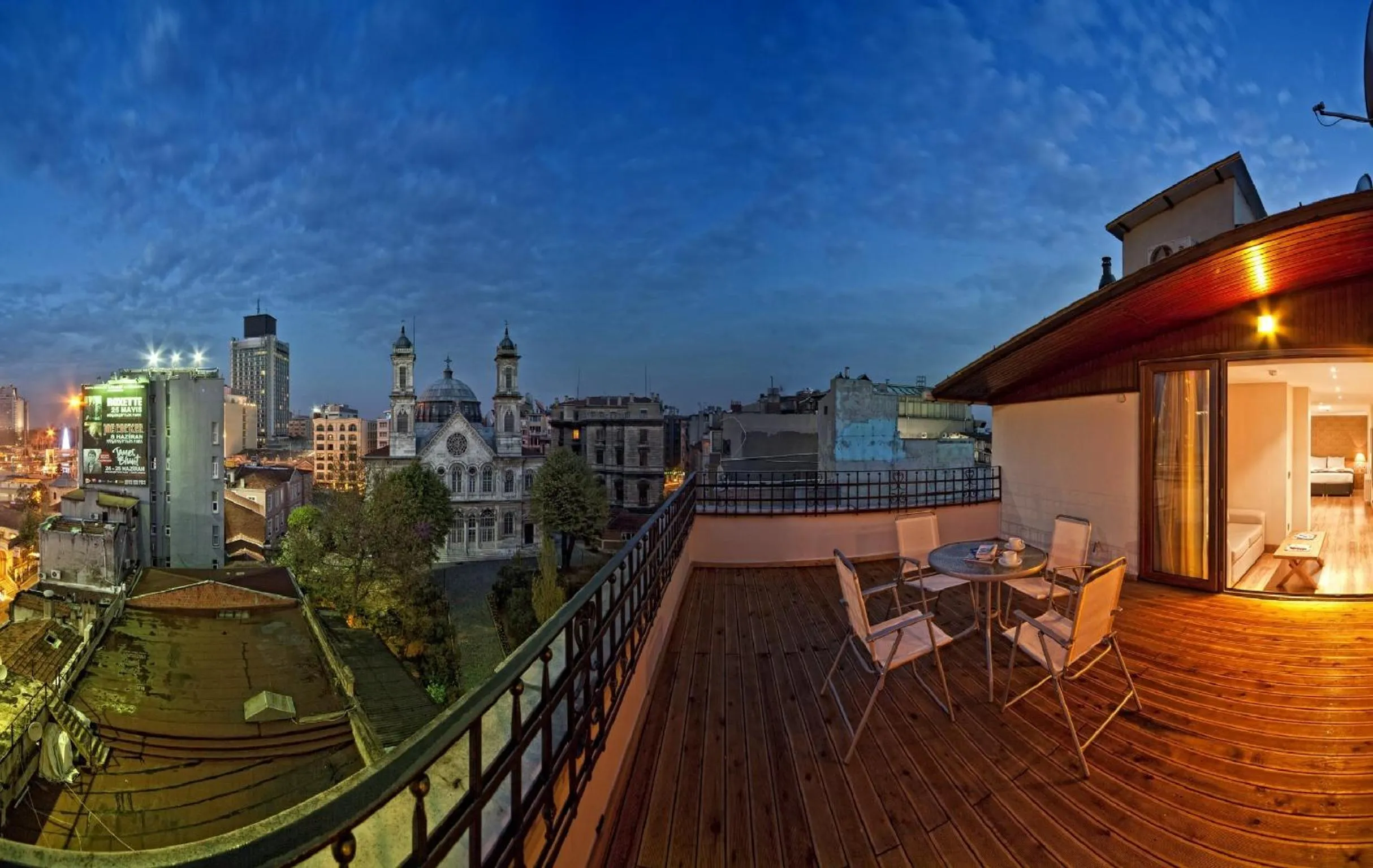 Balcony/Terrace in Triada Hotel Taksim - Special Category