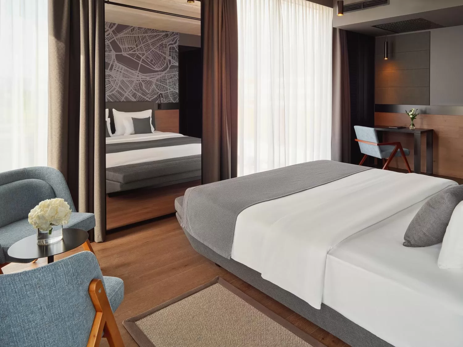 Bed in Mövenpick Zagreb