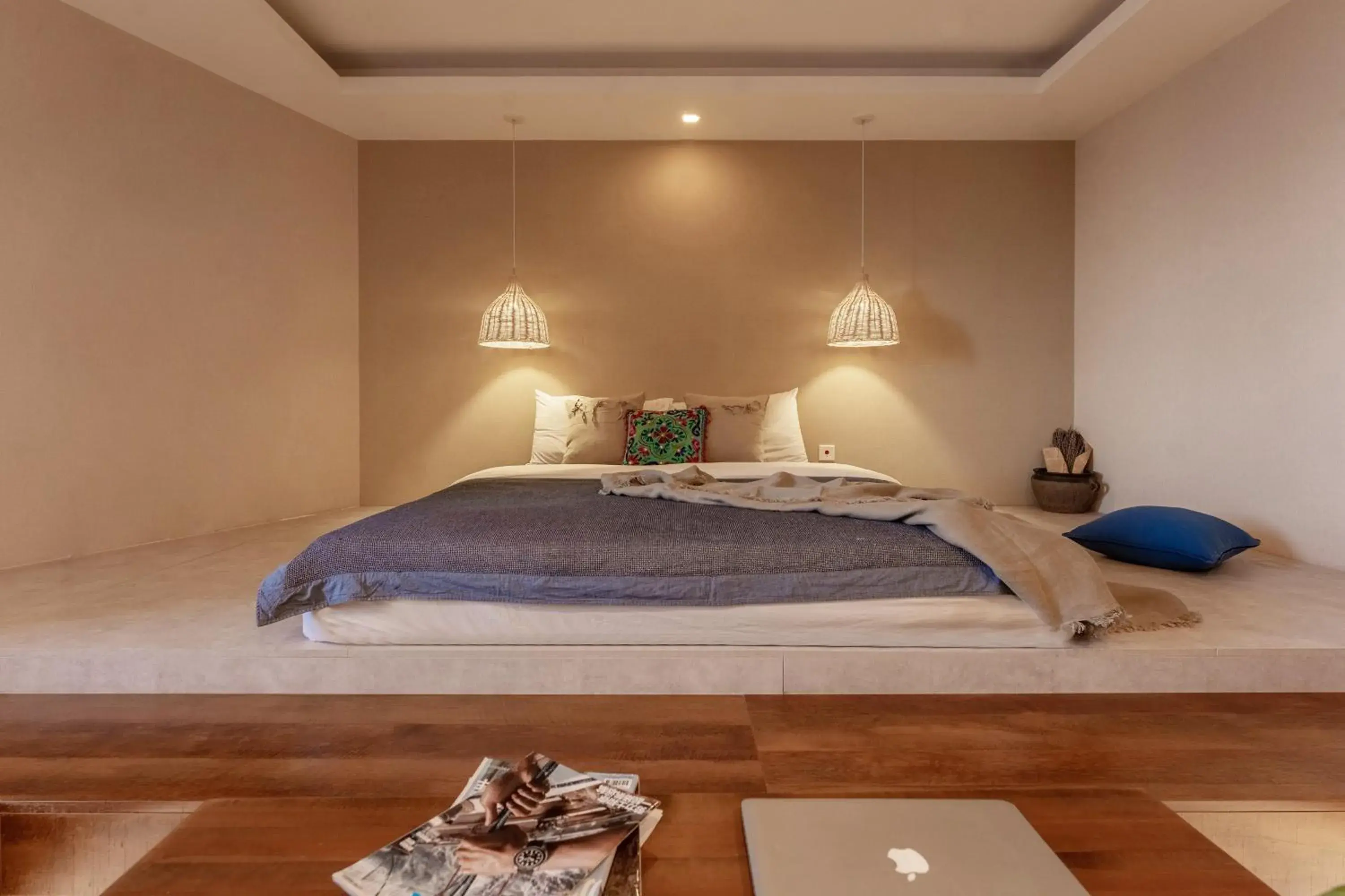 Bed in Tianjin G'apartment - Five Great Avenues