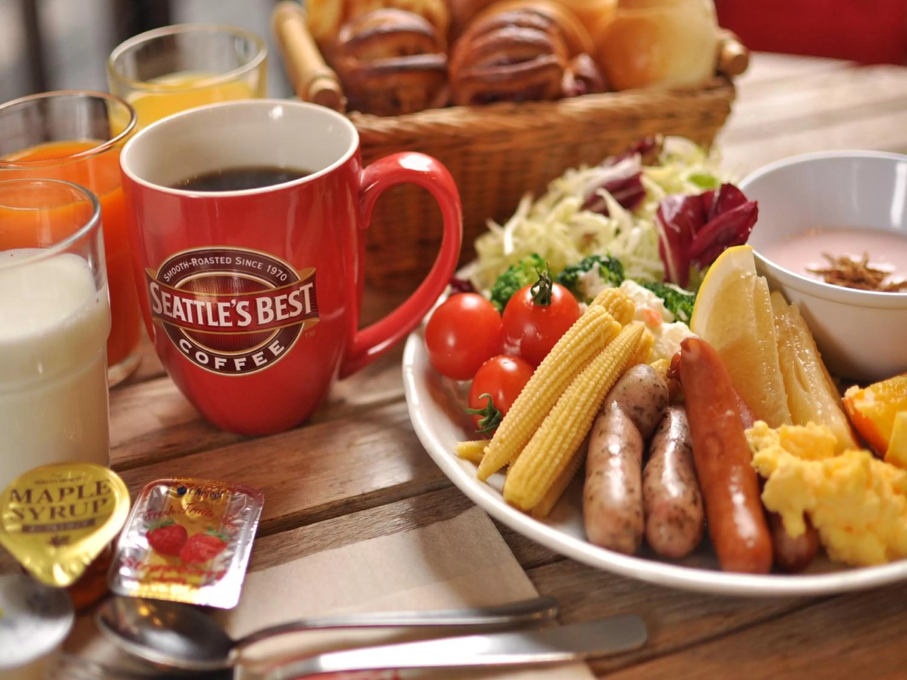 Buffet breakfast in APA Hotel Kyoto Ekimae Chuoguchi