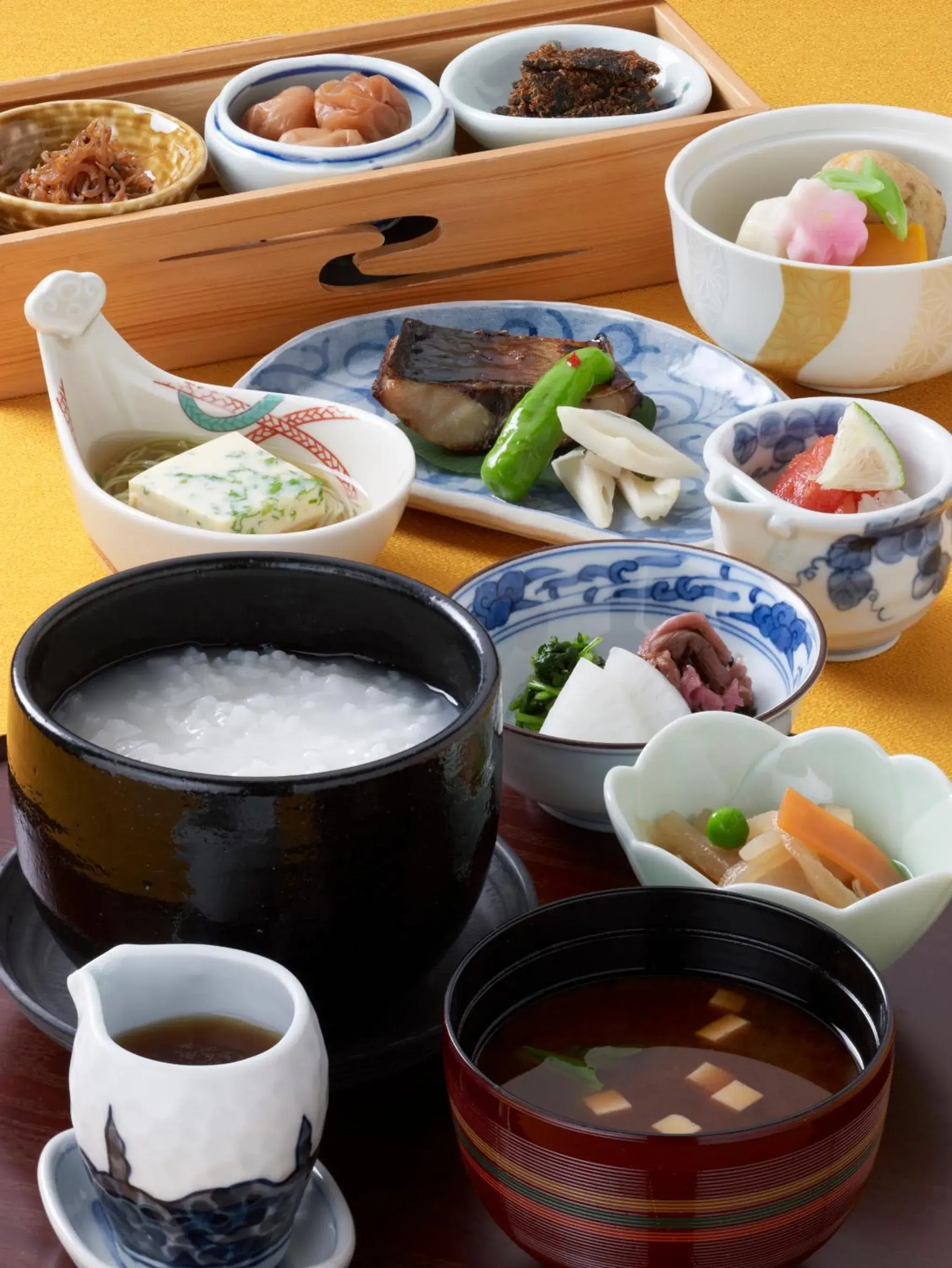 Asian breakfast in Hotel Okura Fukuoka