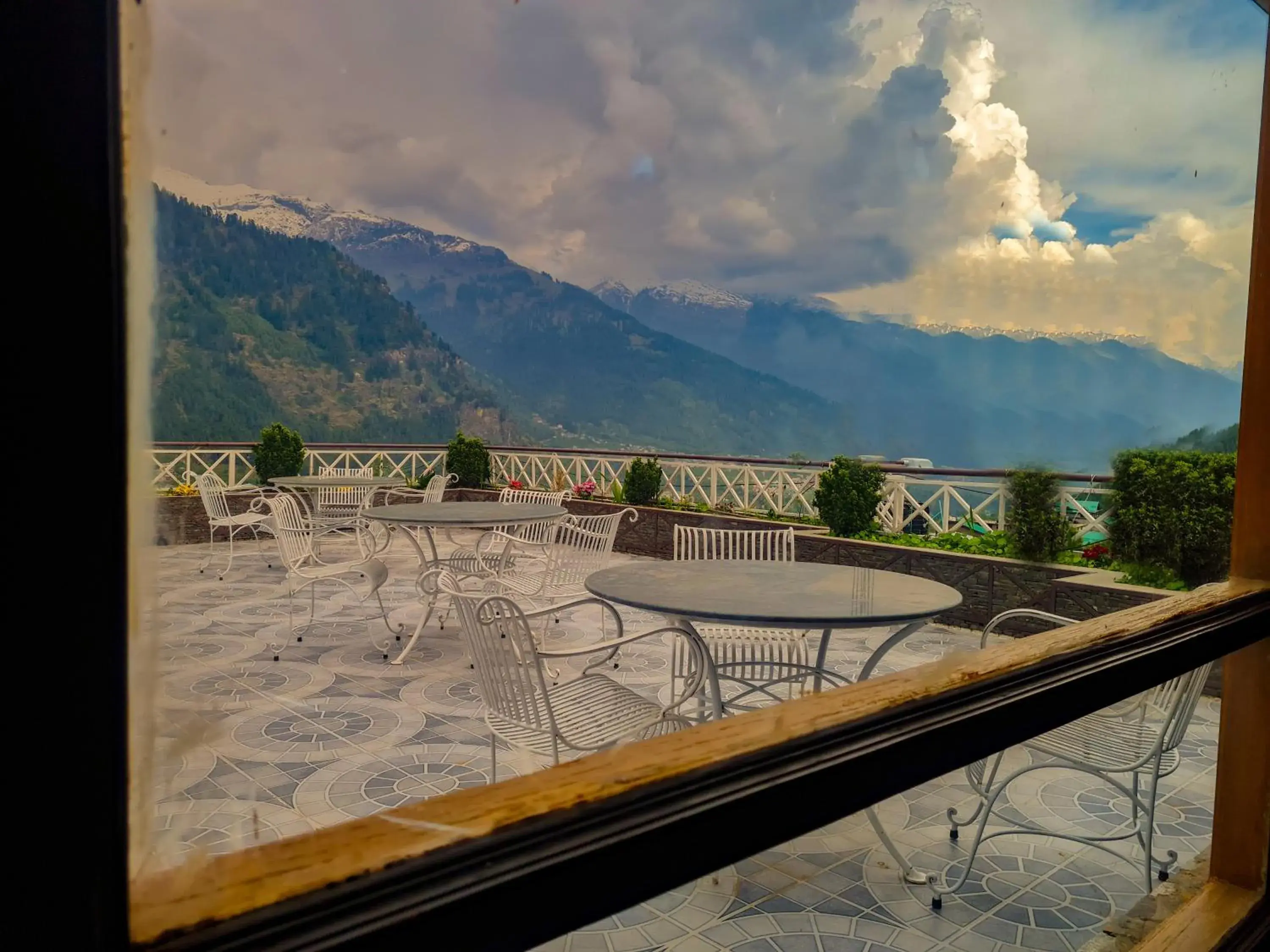 Balcony/Terrace, Winter in Hotel Mountain Top