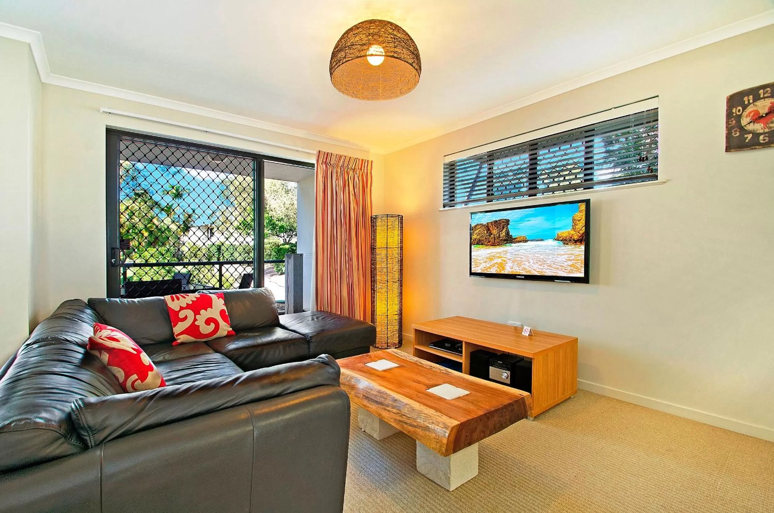 Living room in Ivory Palms Resort Noosa