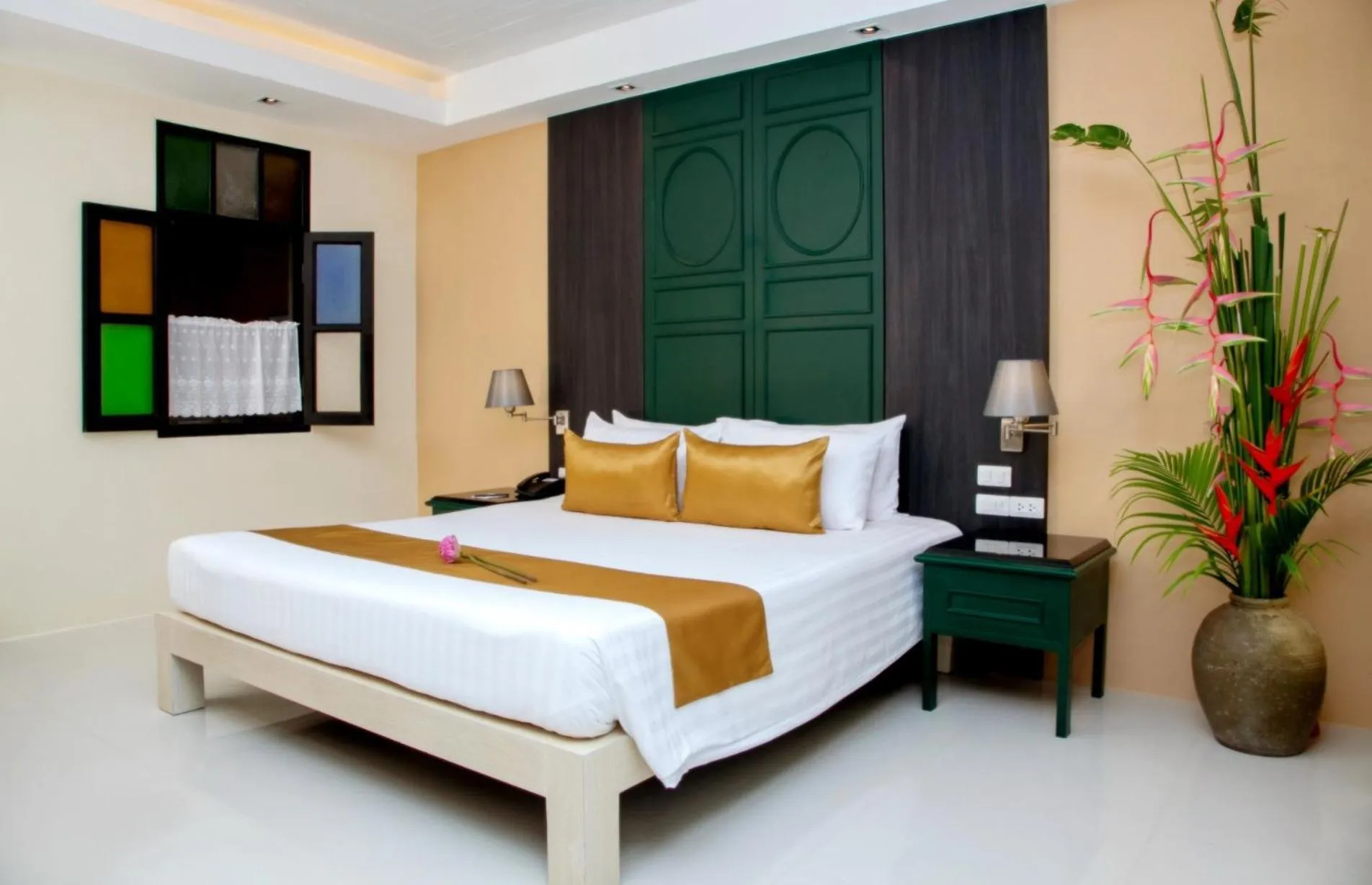 Bedroom, Bed in The Old Phuket - Karon Beach Resort - SHA Plus
