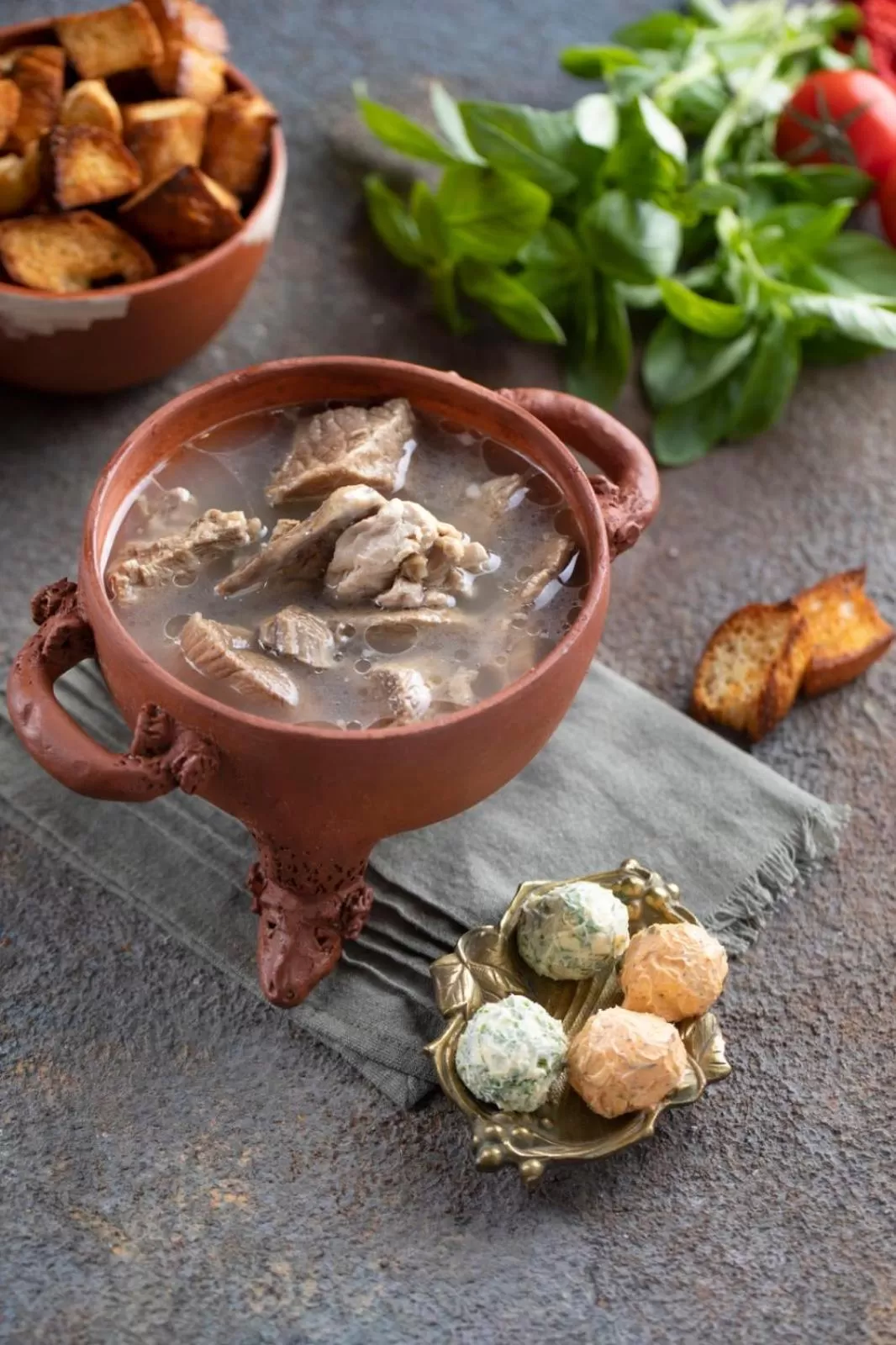 Food in Machanents Art Hotel