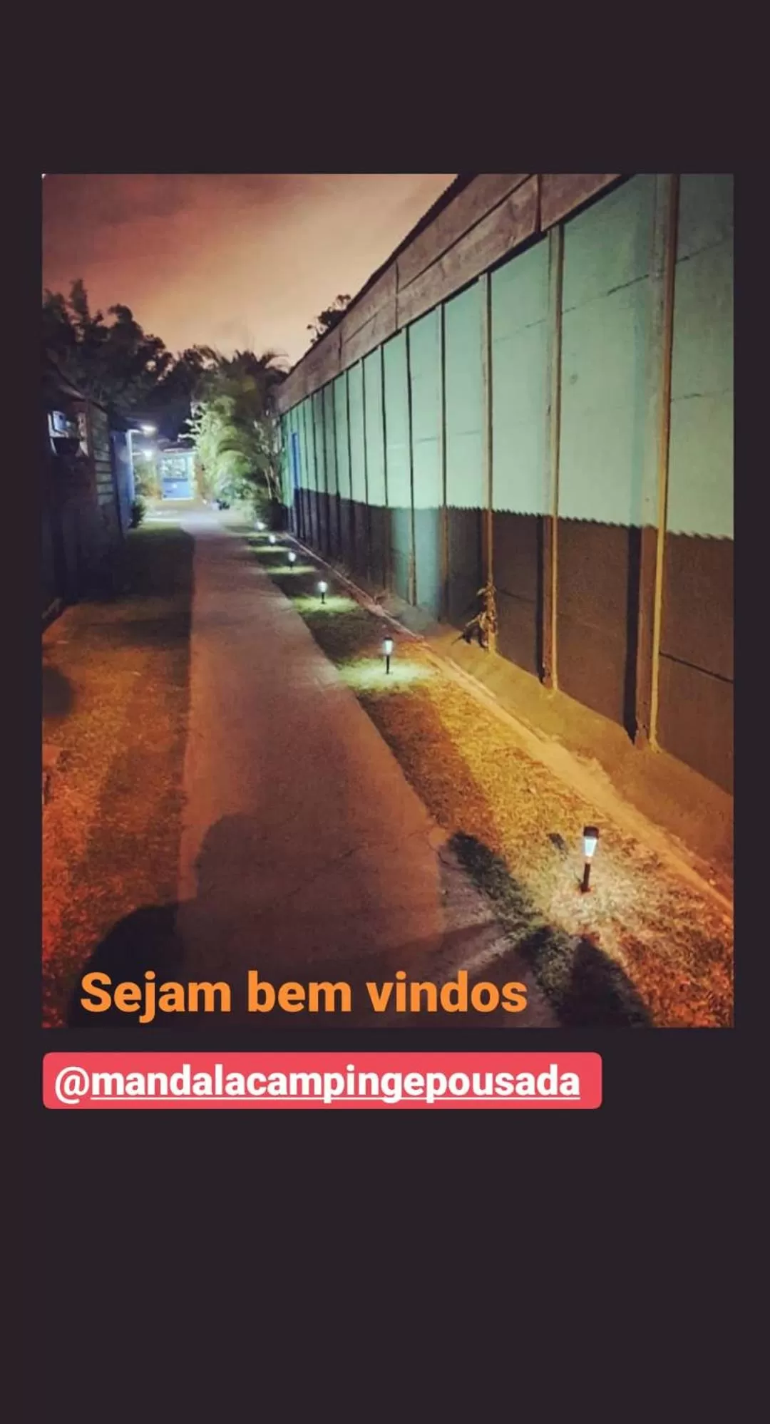 Sunset in Mandala Camping Pousada
