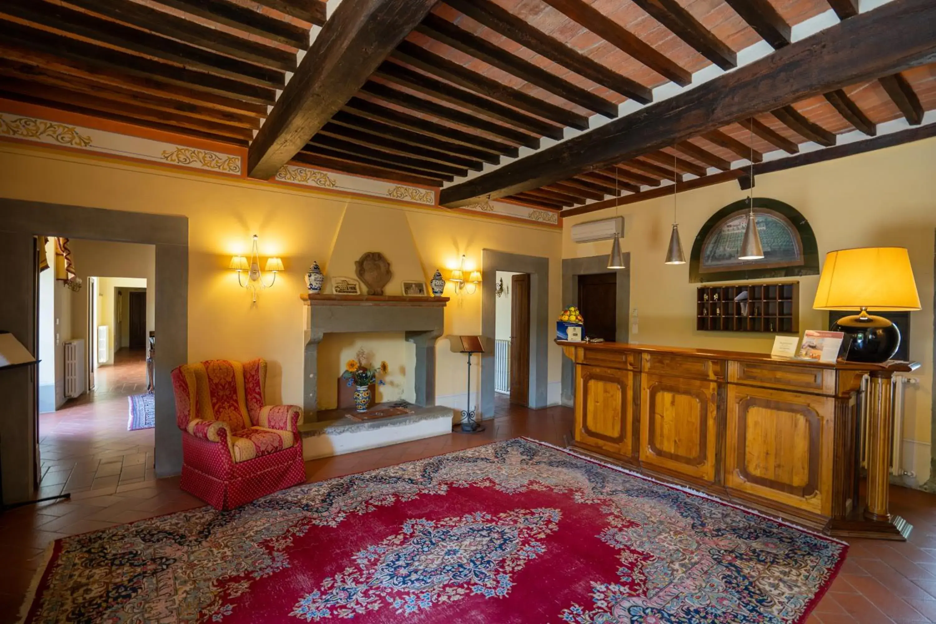 Lobby or reception in Relais Borgo San Pietro