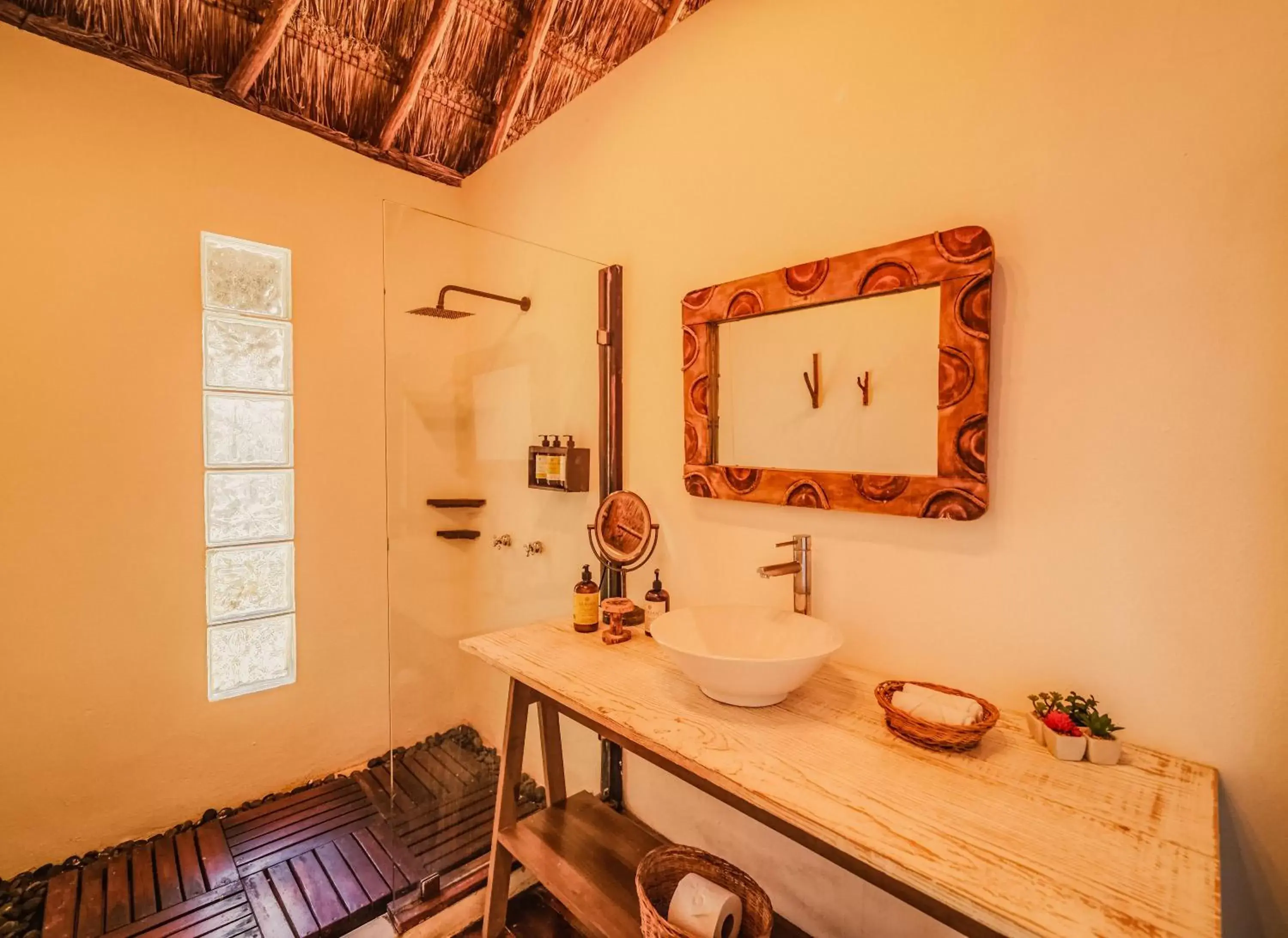 Bathroom in Hotelito Azul